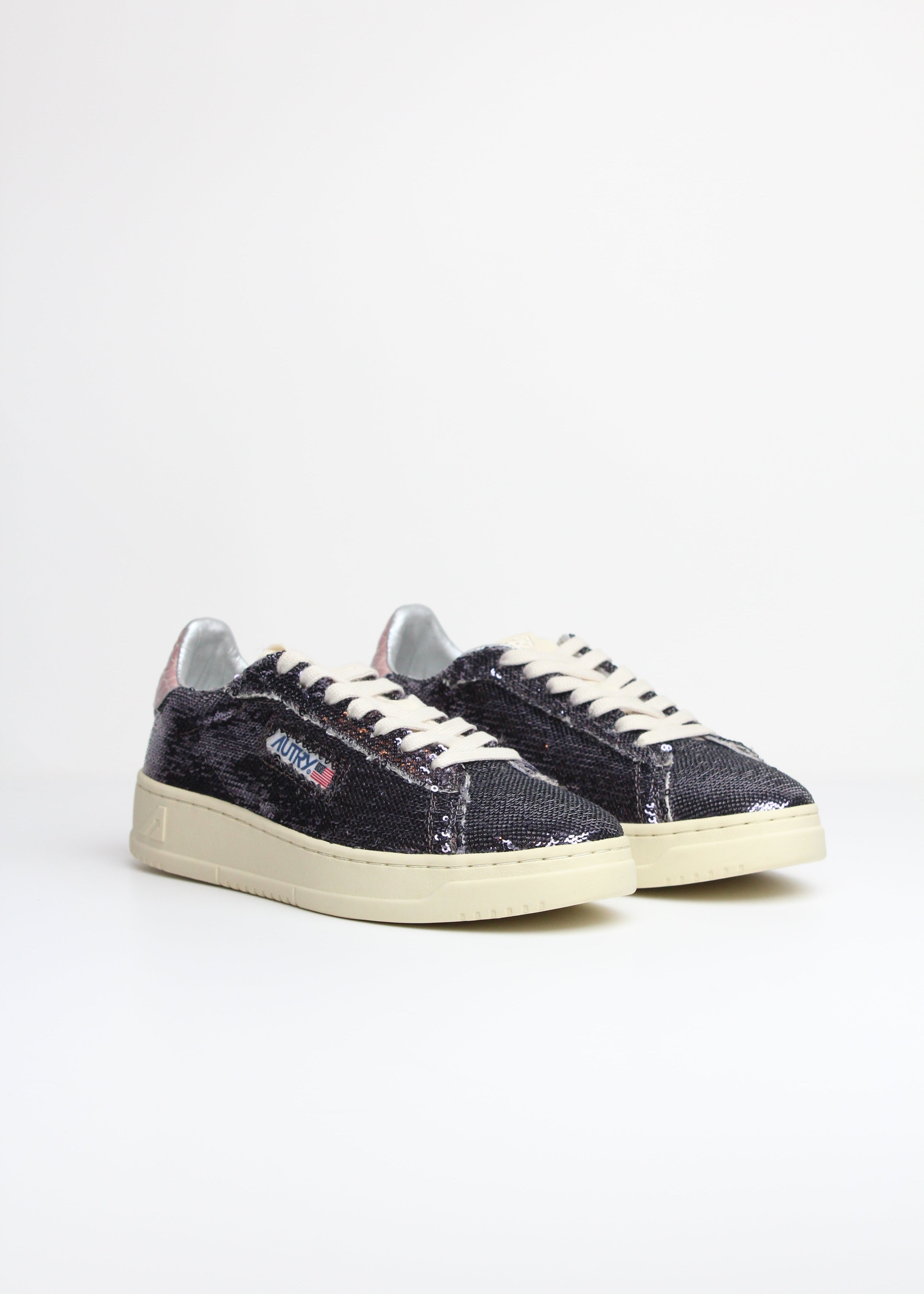 FW25 ADLW-TI02 SNEAKERS DALLAS PAILLET/CRO GUN/PINK