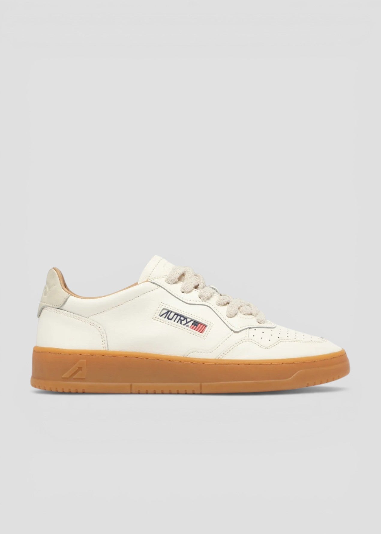 AULW-BD01  SNEAKERS DONNA MEDALIST  LEATHER/NABUK MARSHMALLOW/MARSHMALLOW