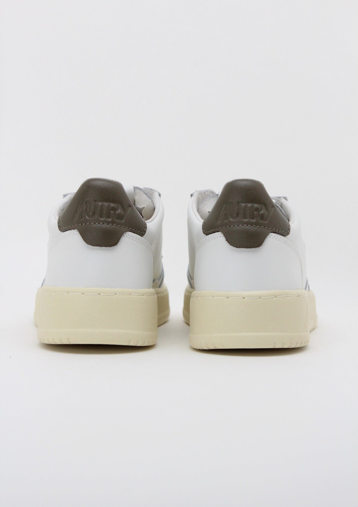 AULM LL28 SNEAKERS UOMO AUTRY MEDALIST LOW (AULM) - BIANCO / GRIGIO SCURO / CREMA