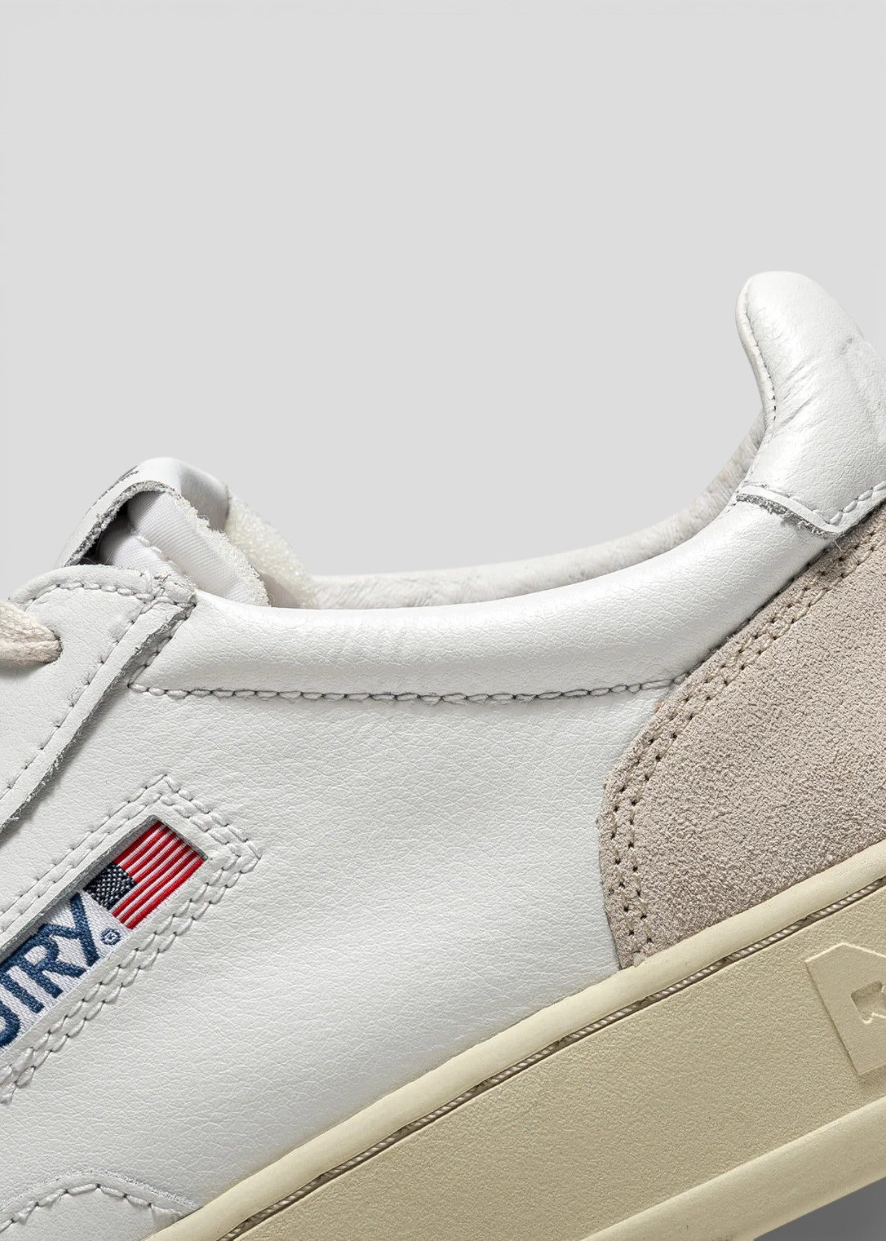 AULM-LS33 SNEAKERS MEDALIST LEATHER/SUEDE  WHITE