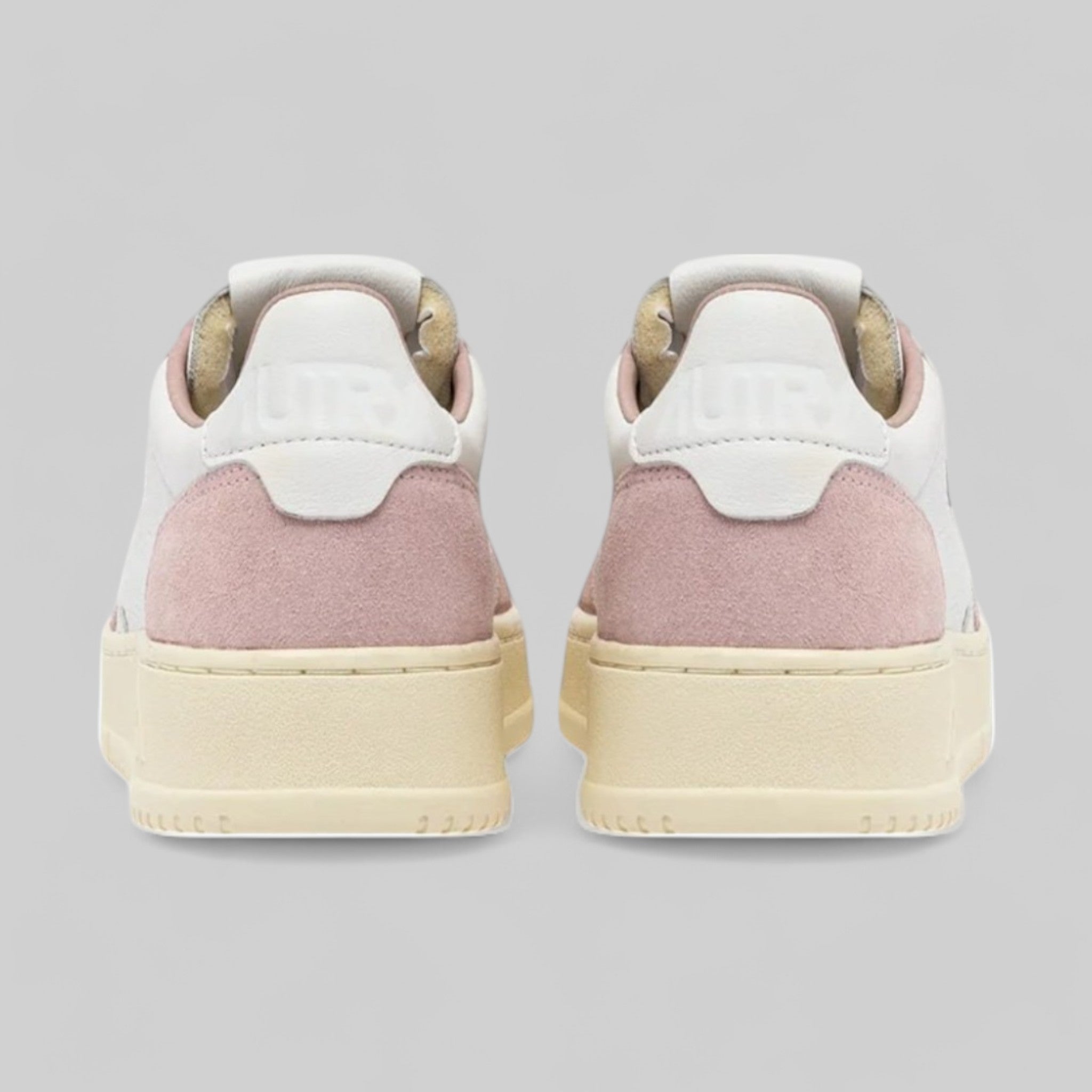 SNEAKERS AULW-GS36 MEDALIST IN PELLE E SUEDE BIANCA E POWDER