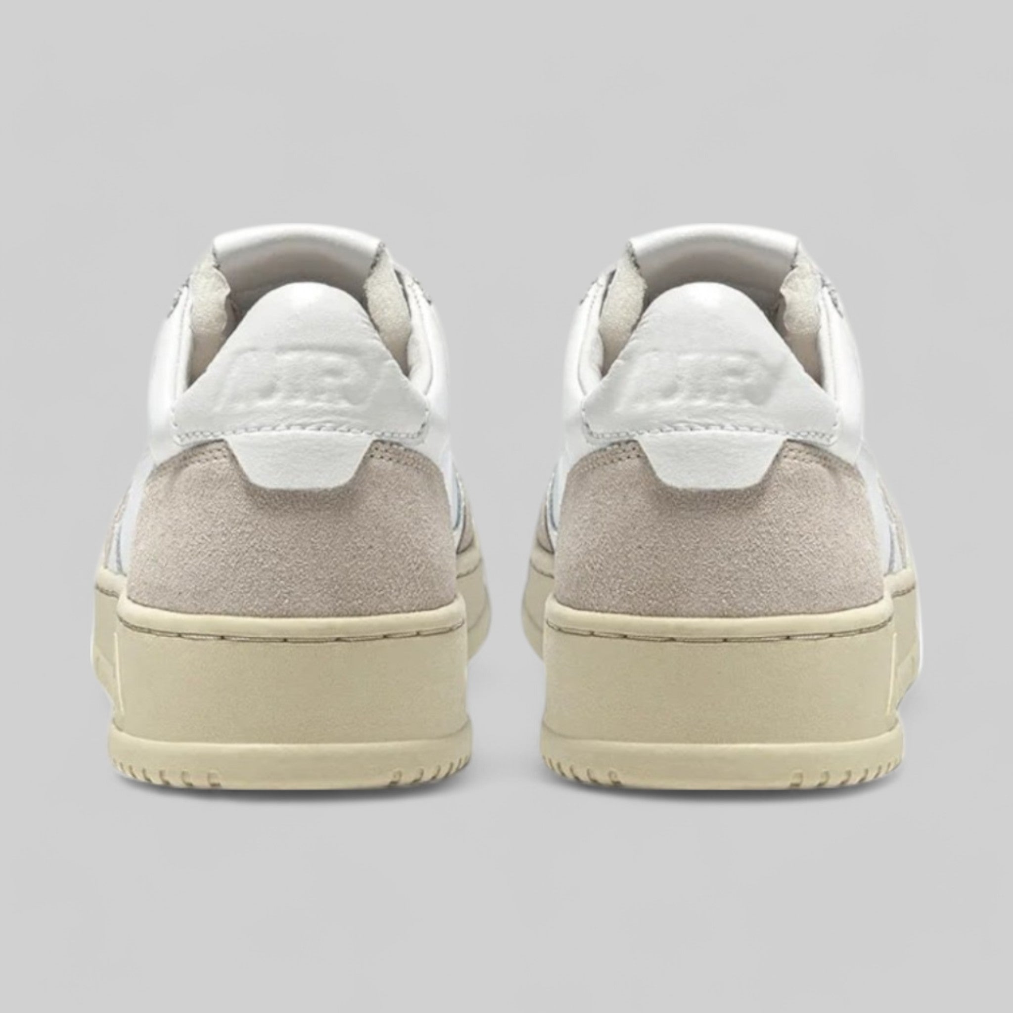SNEAKERS AULW-LS33 MEDALIST LOW IN LEAT/SUEDE  BIANCA
