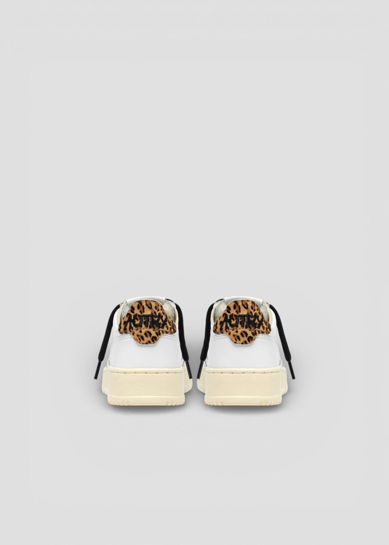 AULW-OC01 SNEAKERS DONNA MEDALIST LEATHER/SWOLL WHITE/LEOPARD
