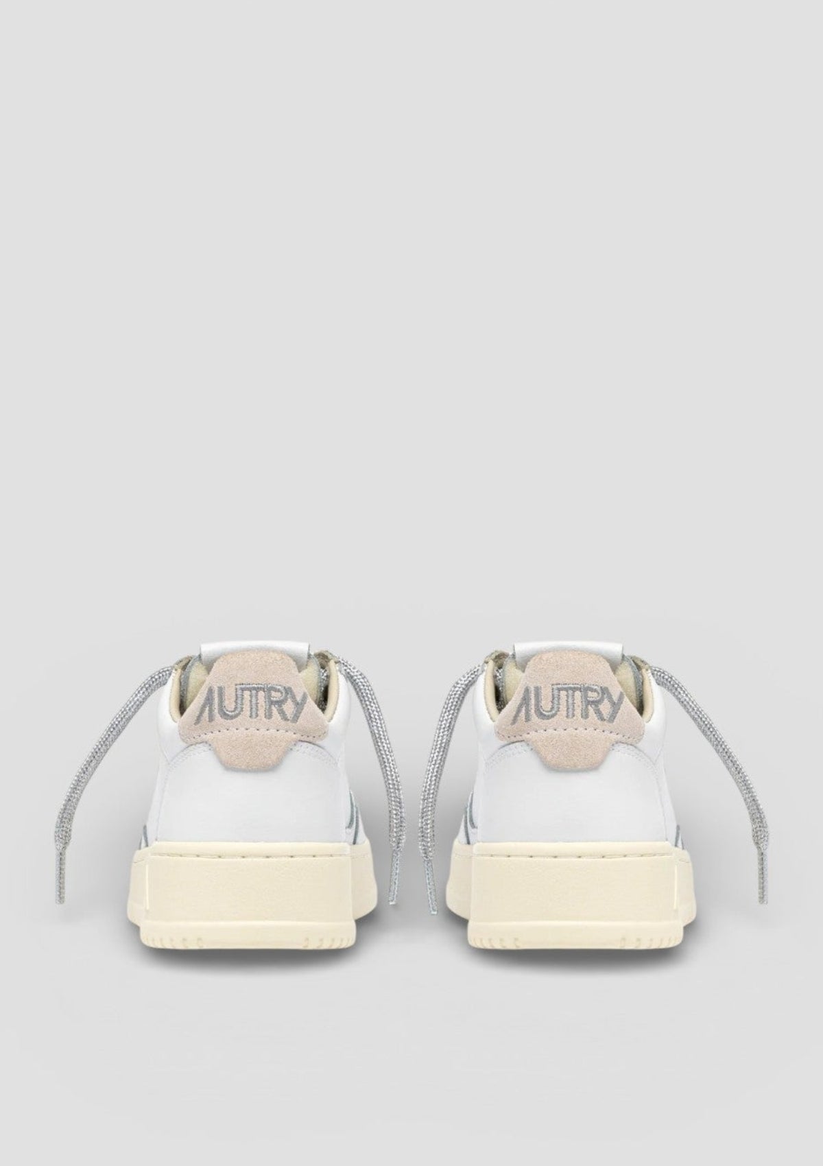 AULW-SW02  SNEAKERS DONNA MEDALIST LEATHER/SWOLL WHITE/SILVER