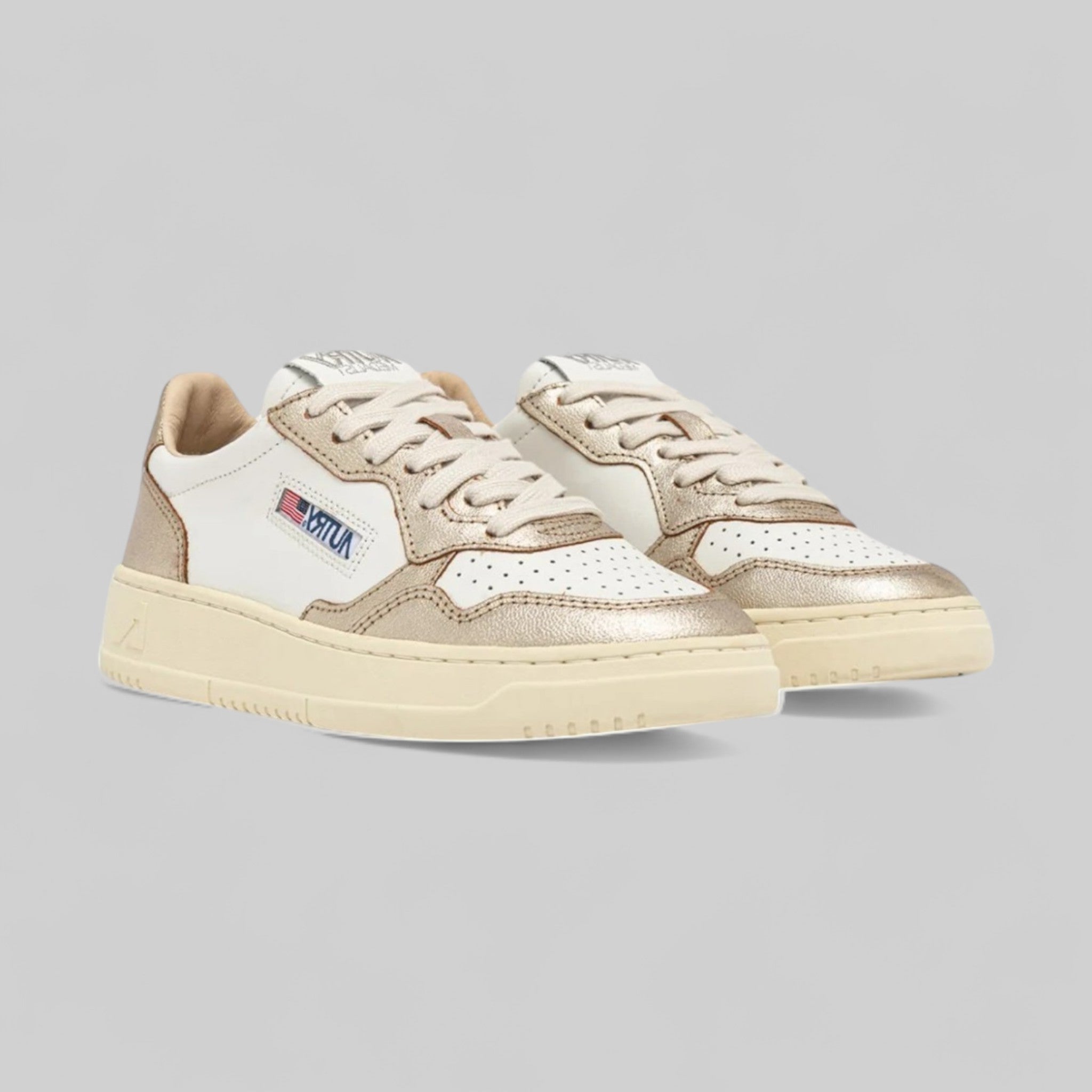 SNEAKERS AULW-WB16 MEDALIST LOW  LEAT/LEAT WHT/PLATINUM