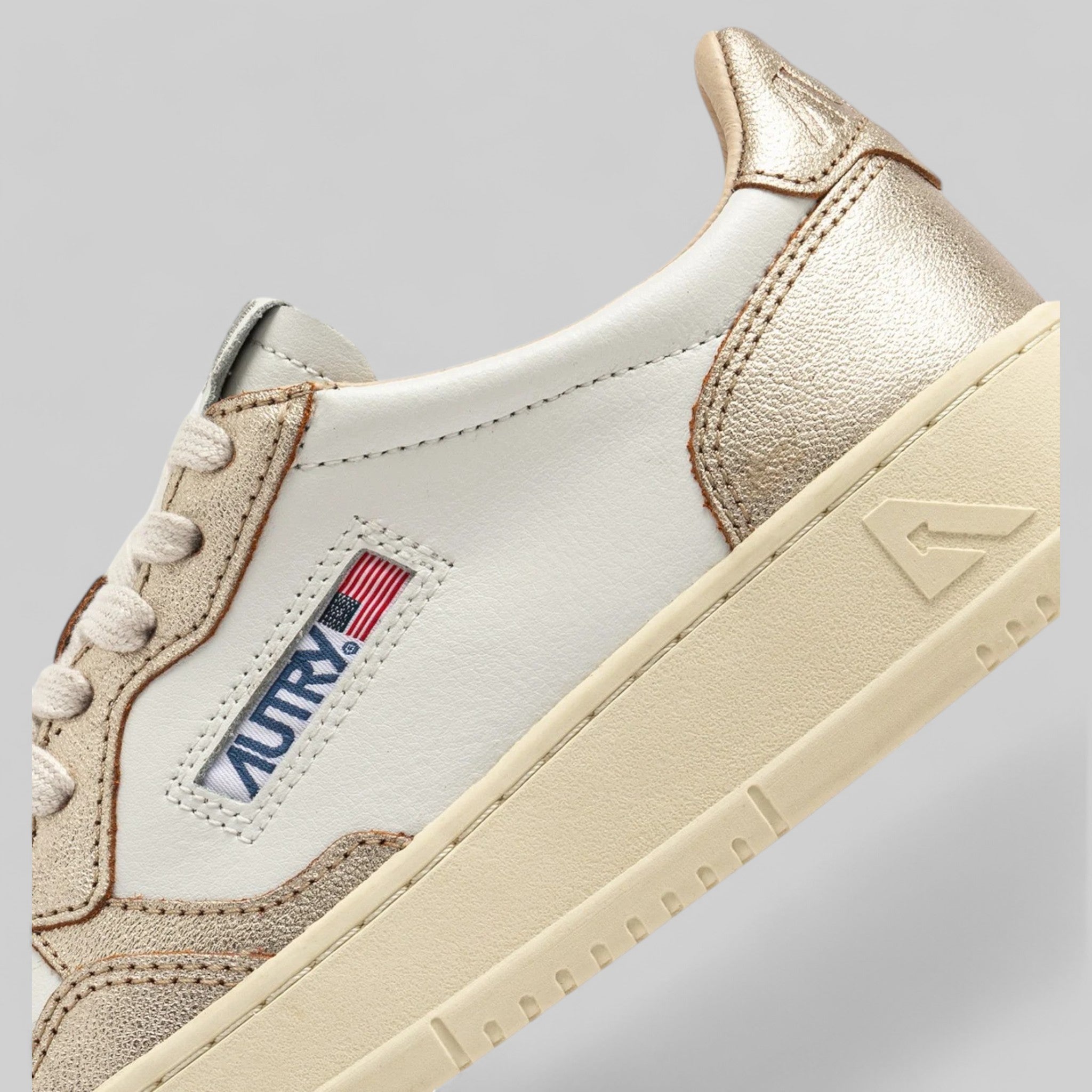 SNEAKERS AULW-WB16 MEDALIST LOW  LEAT/LEAT WHT/PLATINUM