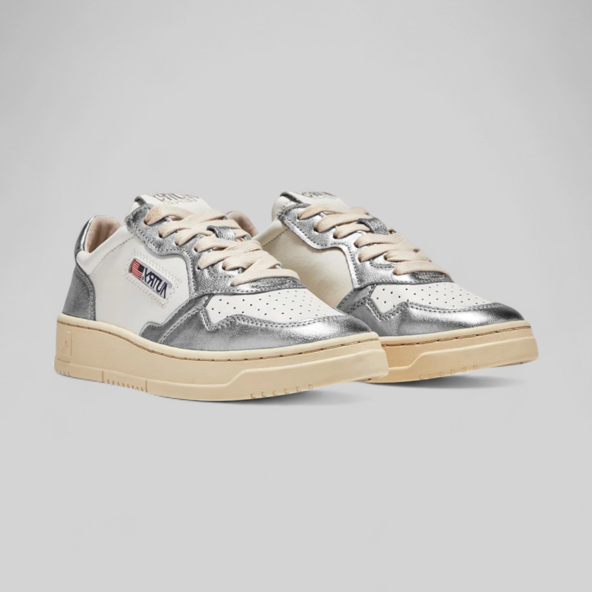 SNEAKERS AULW-WB18. MEDALIST  BICOL.WHIT/ARGENTO