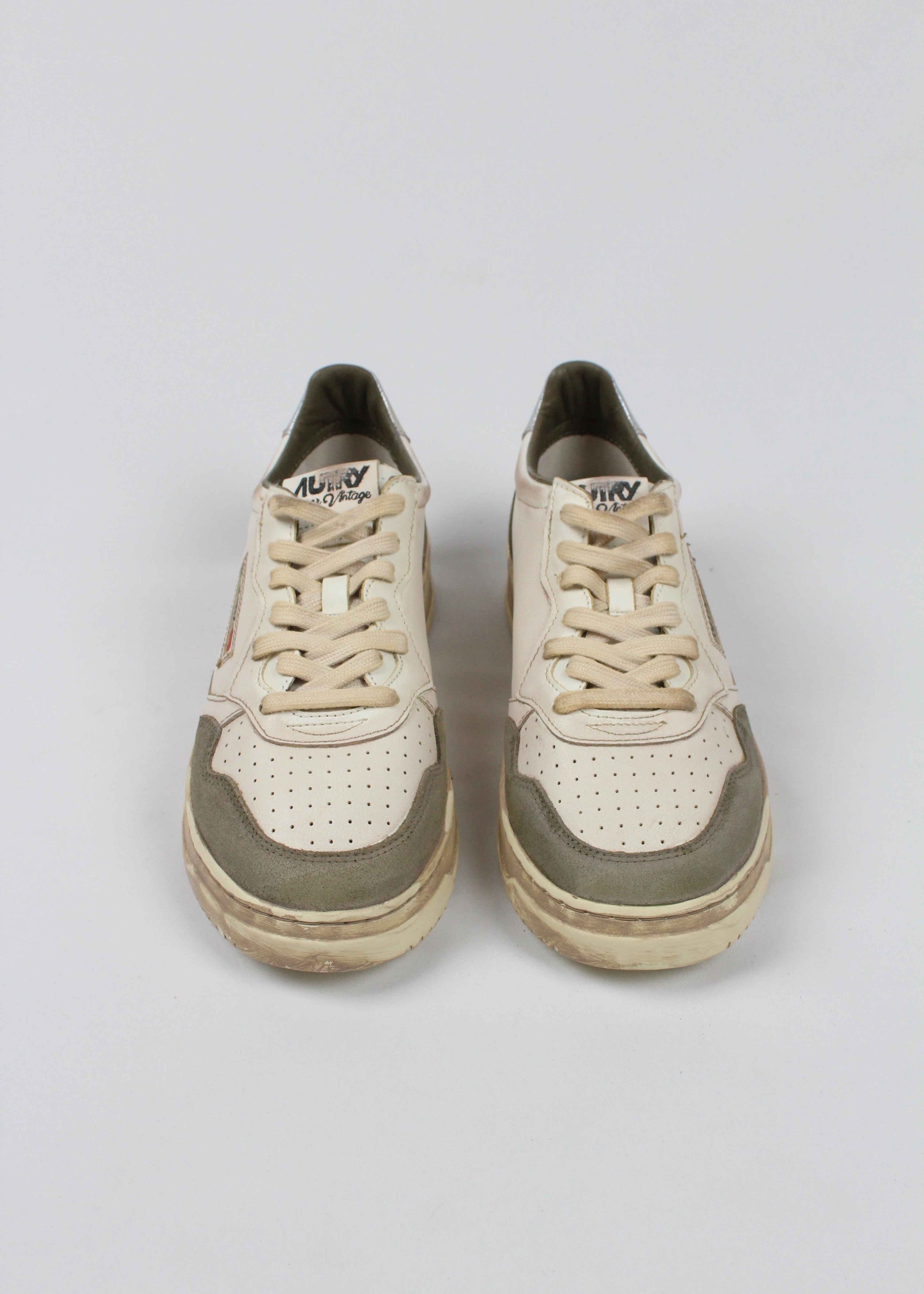 FW25 AVLM-LS10 SNEAKERS  SUP VINT  LEAT/SUEDE  LIZARD/SILV