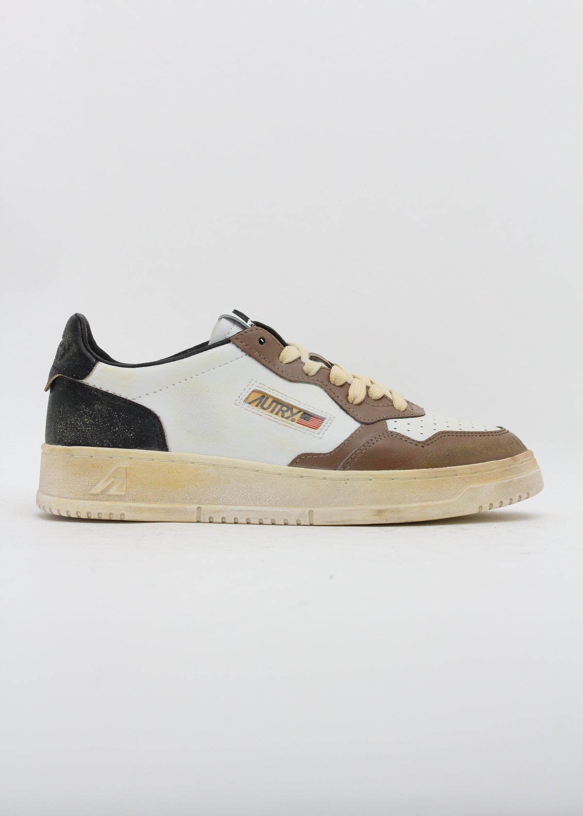AVLM SV60 SCARPE UOMO SV60 PELLE/PELLE NERA/BIANCO/MALT MALL