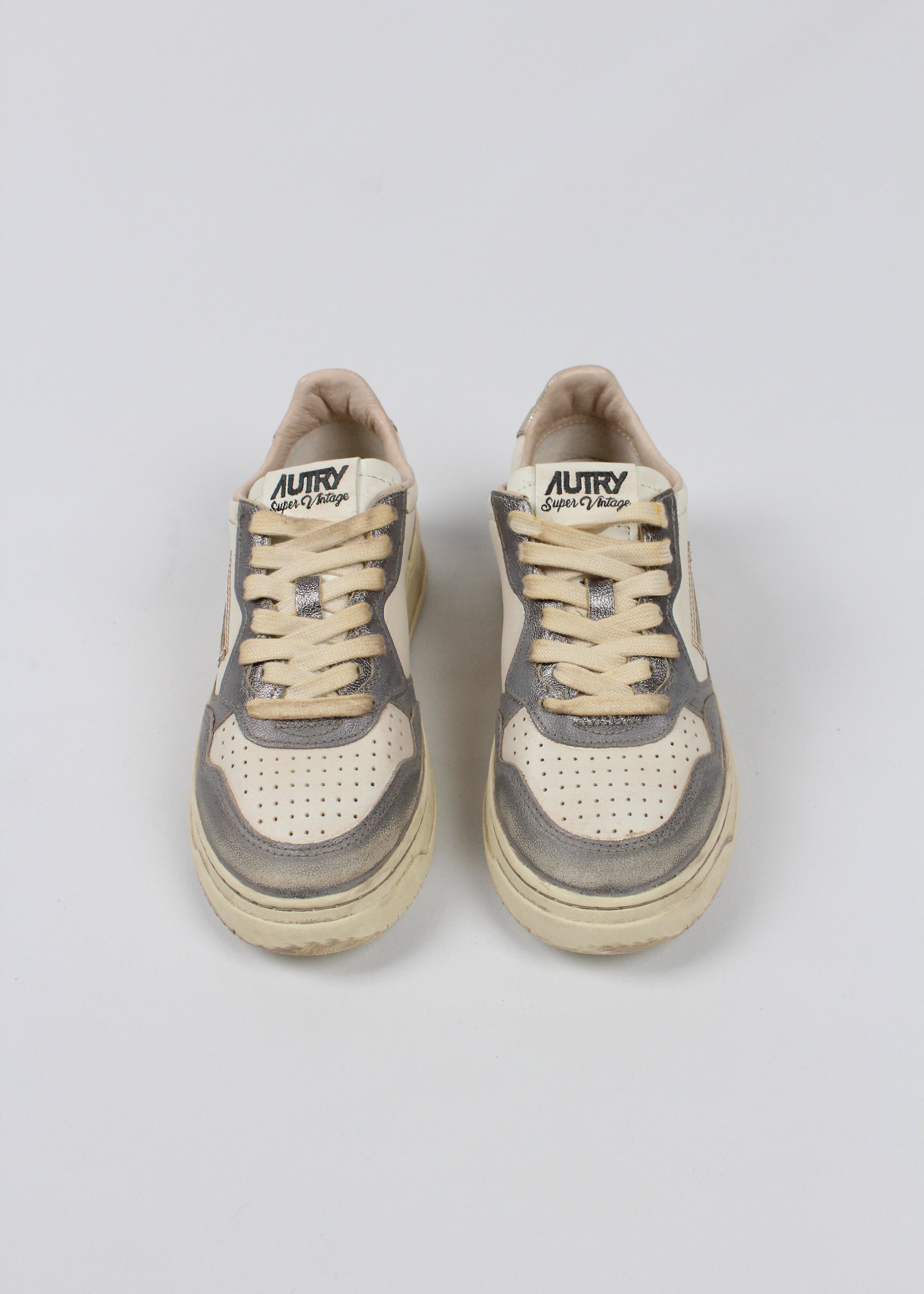 FW25 AVLW-MT09 SNEAKERS  SUP VINT  METAL/LEAT  OLDSILV/PLAT