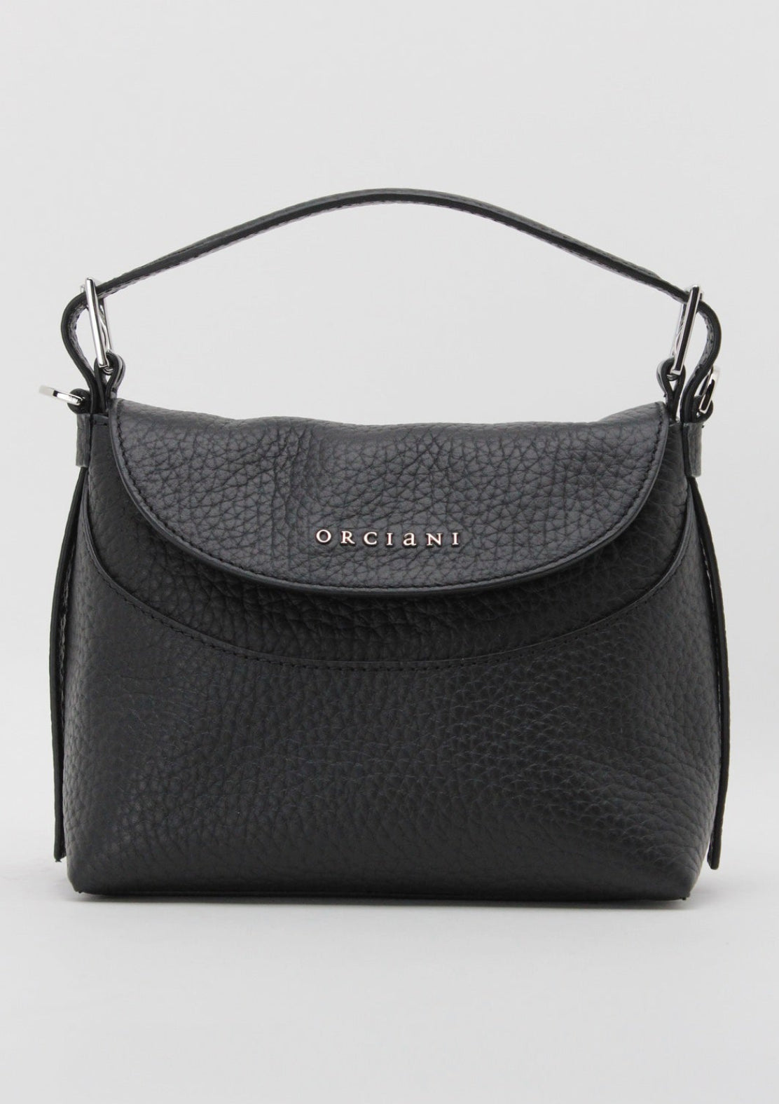 B02175-SOF   BORSA  NANA SOFT SMALL A MANO CON TRACOLLA NERO