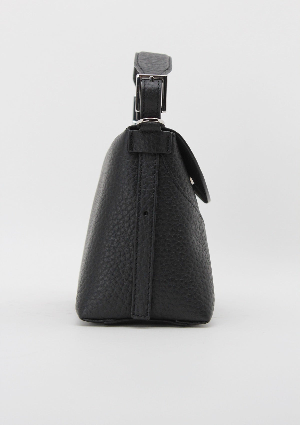 B02175-SOF   BORSA  NANA SOFT SMALL A MANO CON TRACOLLA NERO