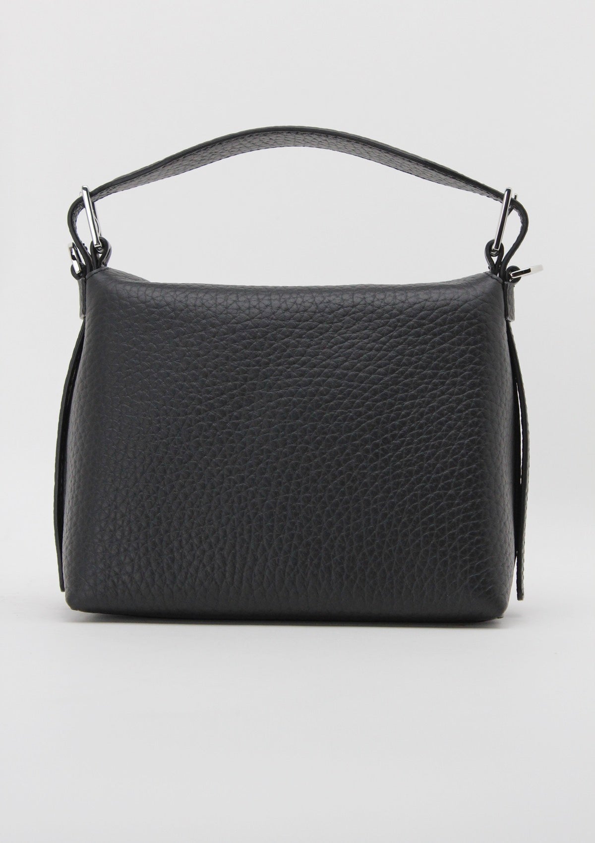 B02175-SOF   BORSA  NANA SOFT SMALL A MANO CON TRACOLLA NERO