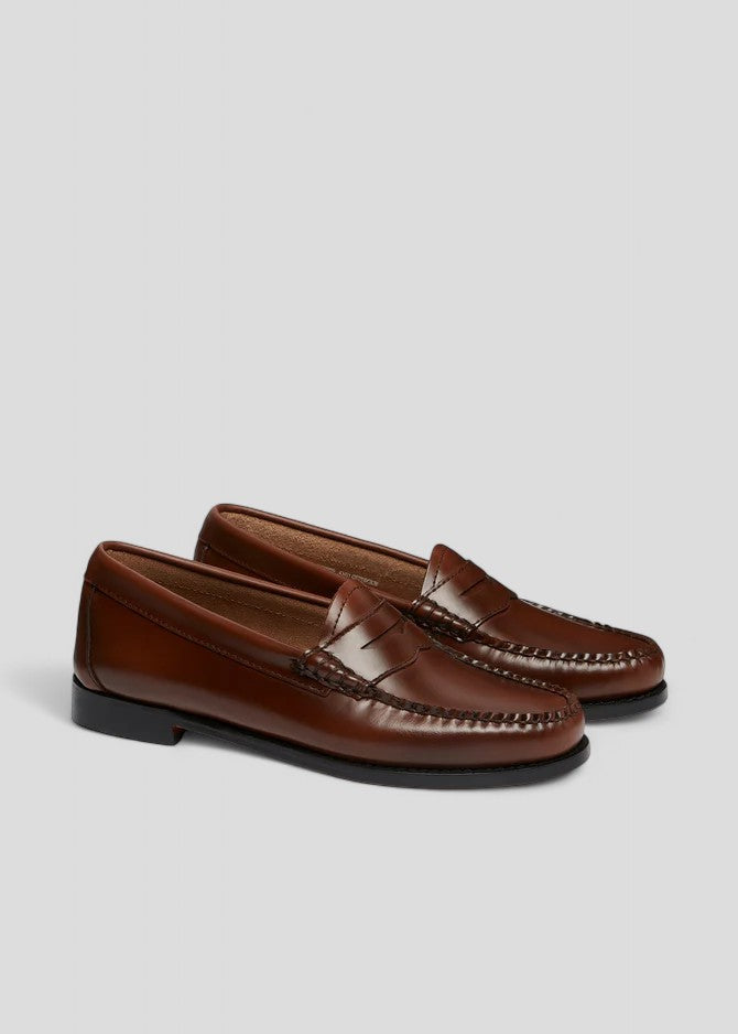 BA41010 MOCASSINO PENNY IN PELLE COGNAC