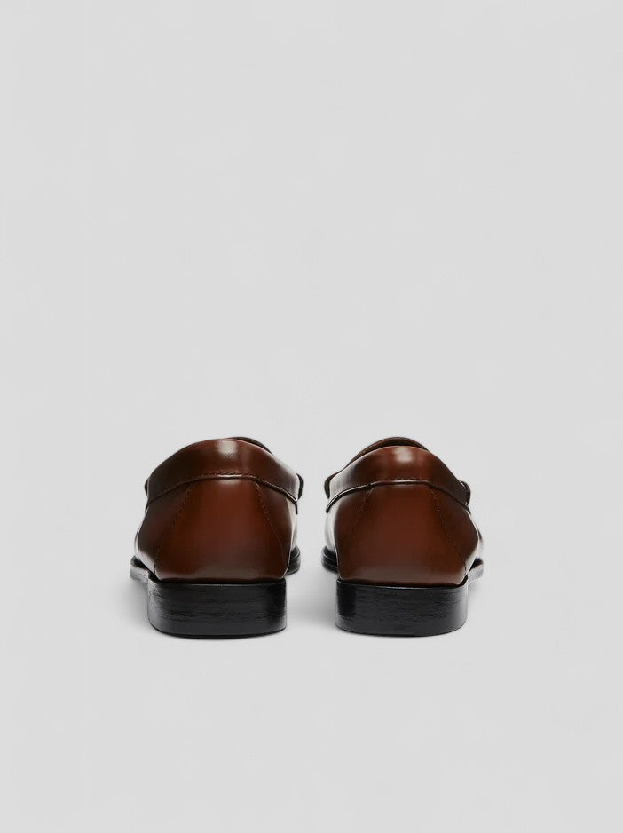 BA41010 MOCASSINO PENNY IN PELLE COGNAC