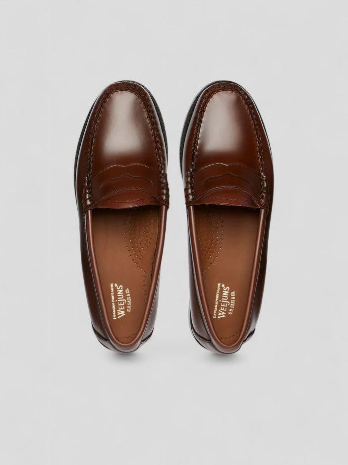 BA41010 MOCASSINO PENNY IN PELLE COGNAC