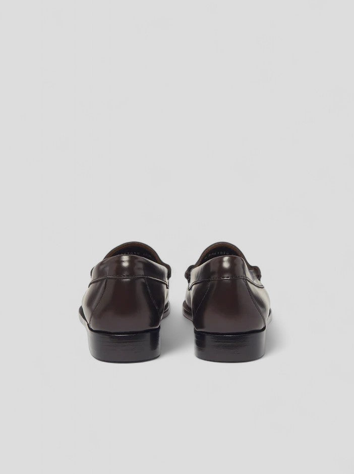 BA41010 MOCASSINO PENNY IN PELLE CIOCCOLATO