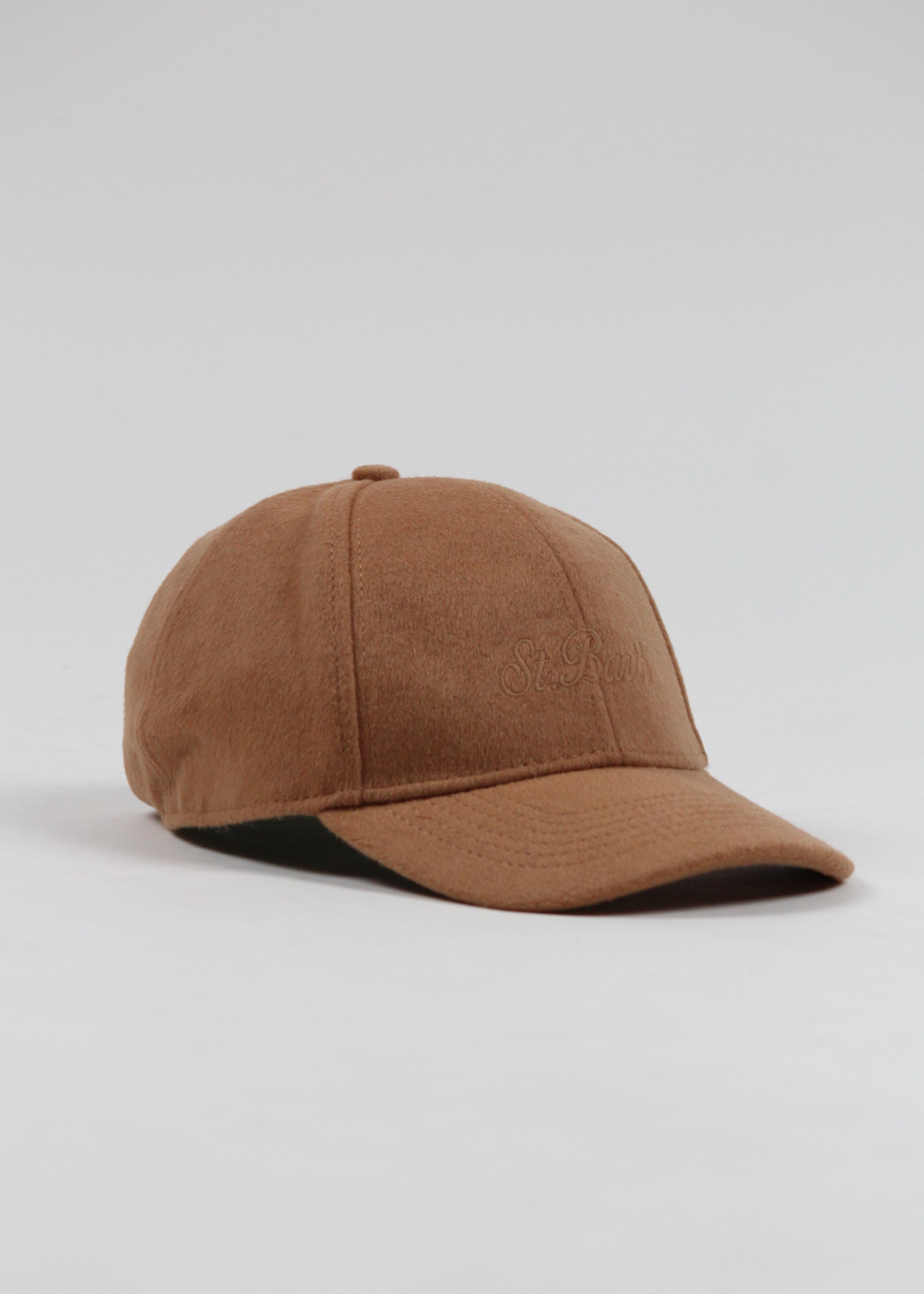 FW25-BASB0010-00163I CAPPELLO BASEBALL IN LANA  CAMMELLO
