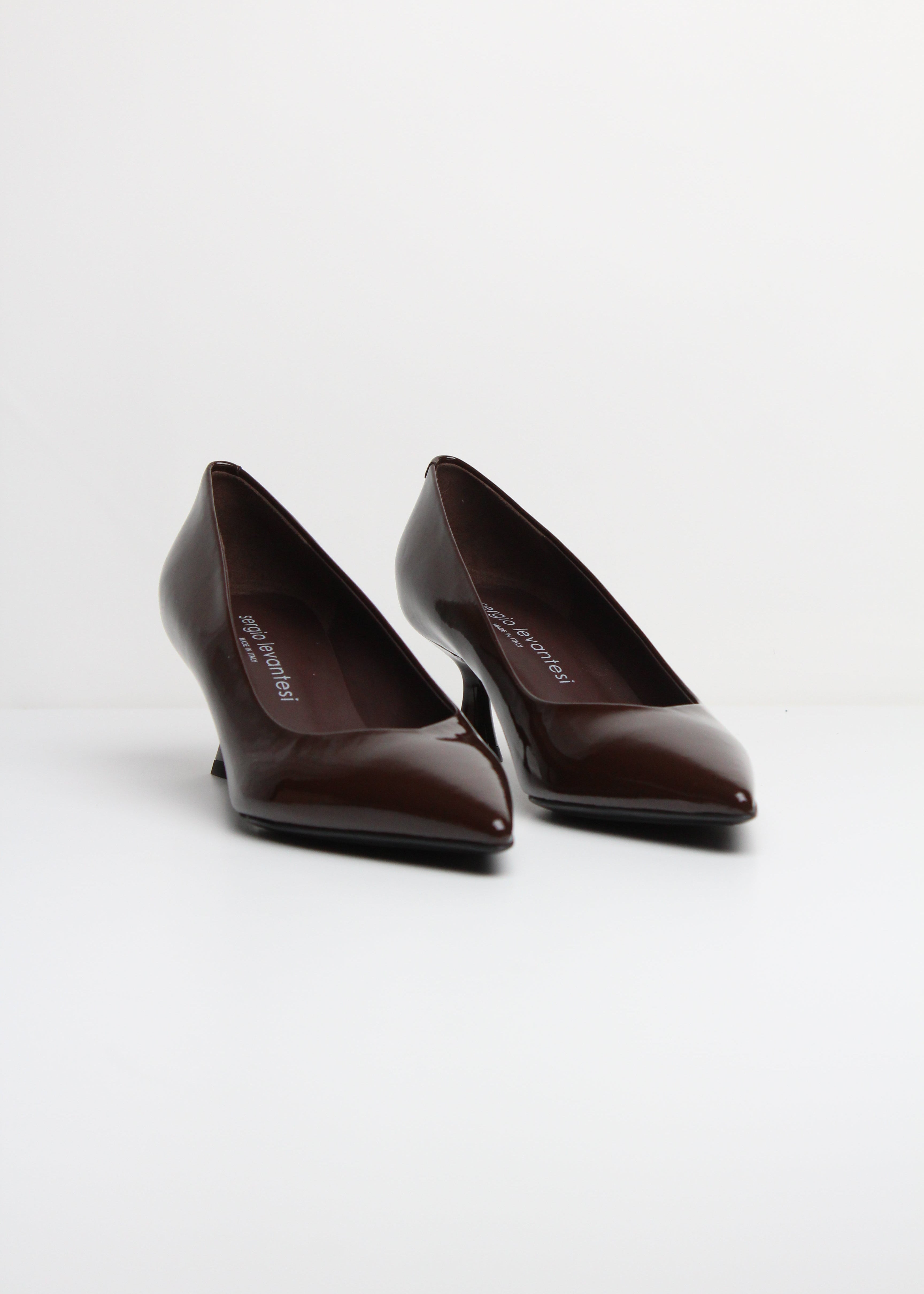 FW25-CHENIL56 DÉCOLLETÉ VERNICE  DARK BROWN