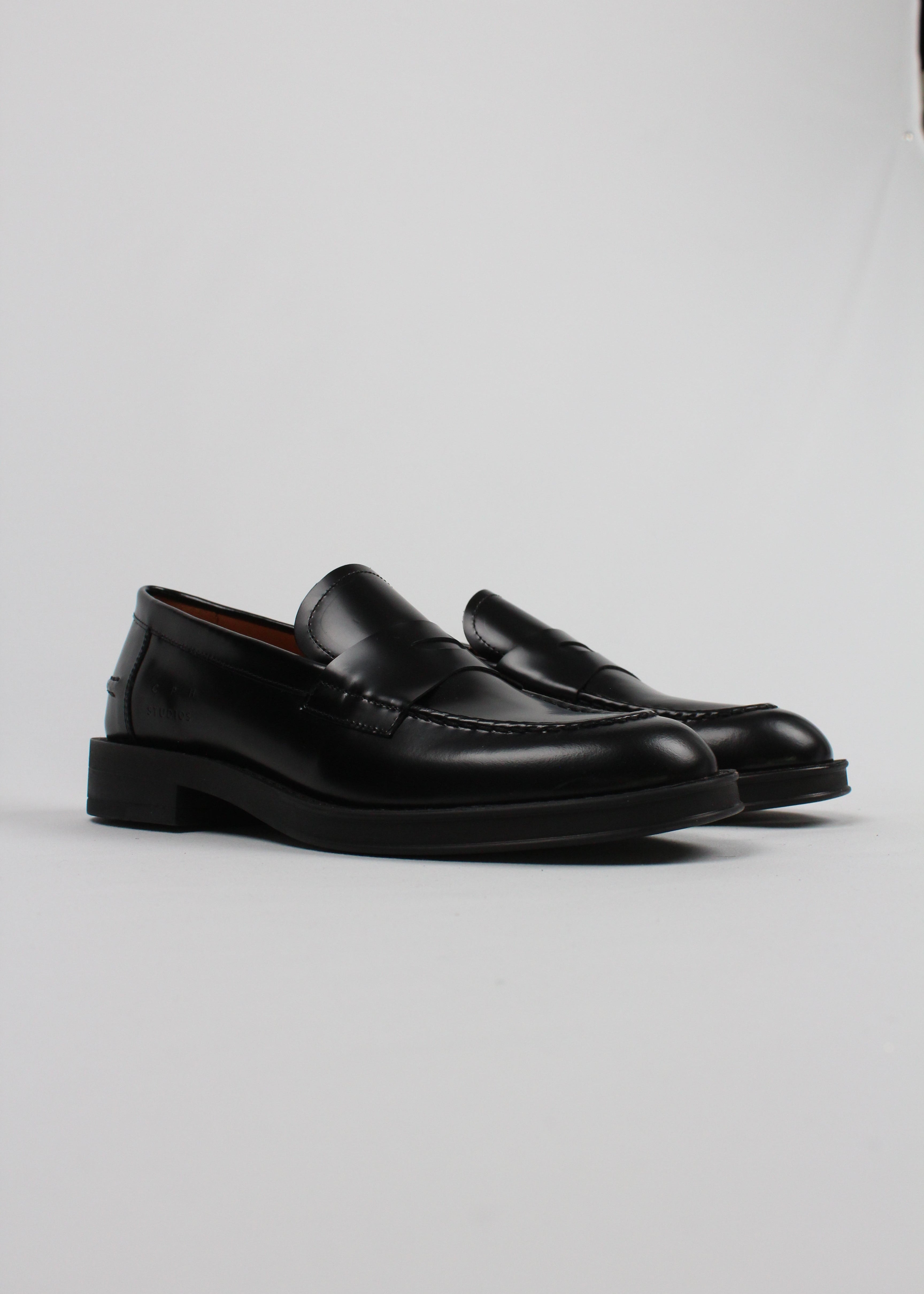CHP337/LEA   MOCASSINO IN PELLE COLORE NERO