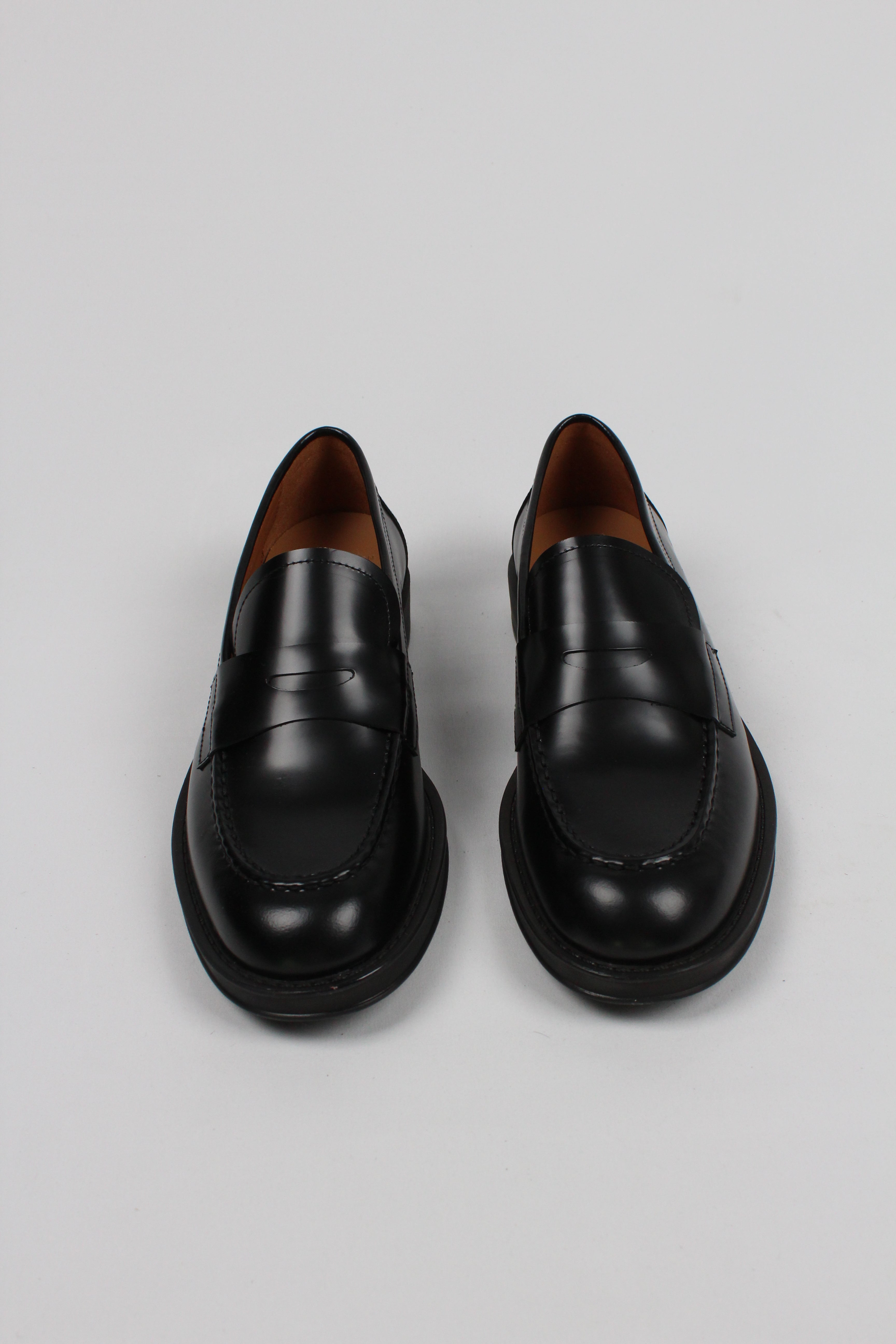 CHP337/LEA   MOCASSINO IN PELLE COLORE NERO