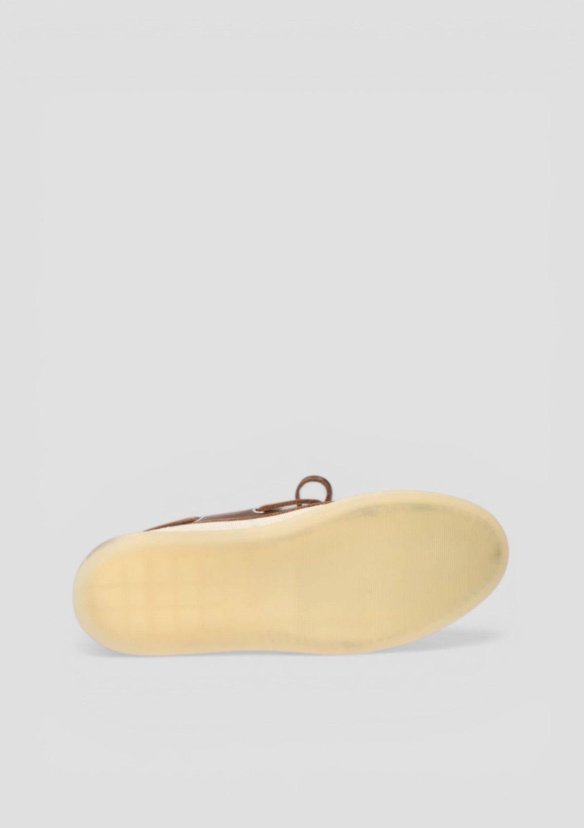 SS26-CPH 160 MOCASSINO MIX DI MATERIALI MARRONE/CREMA