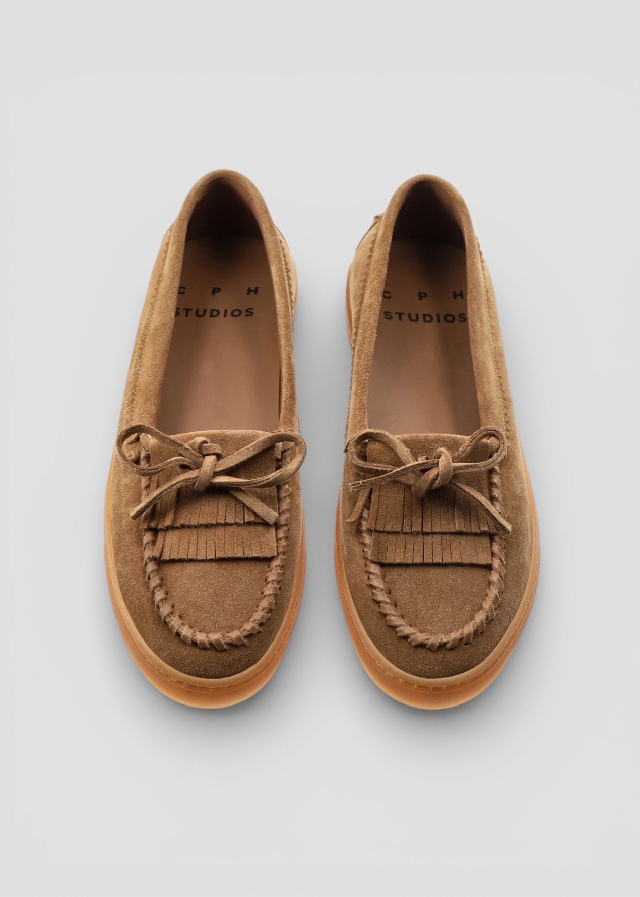 SS26-CPH 365 MOCASSINO IN SUEDE NEW BROWN