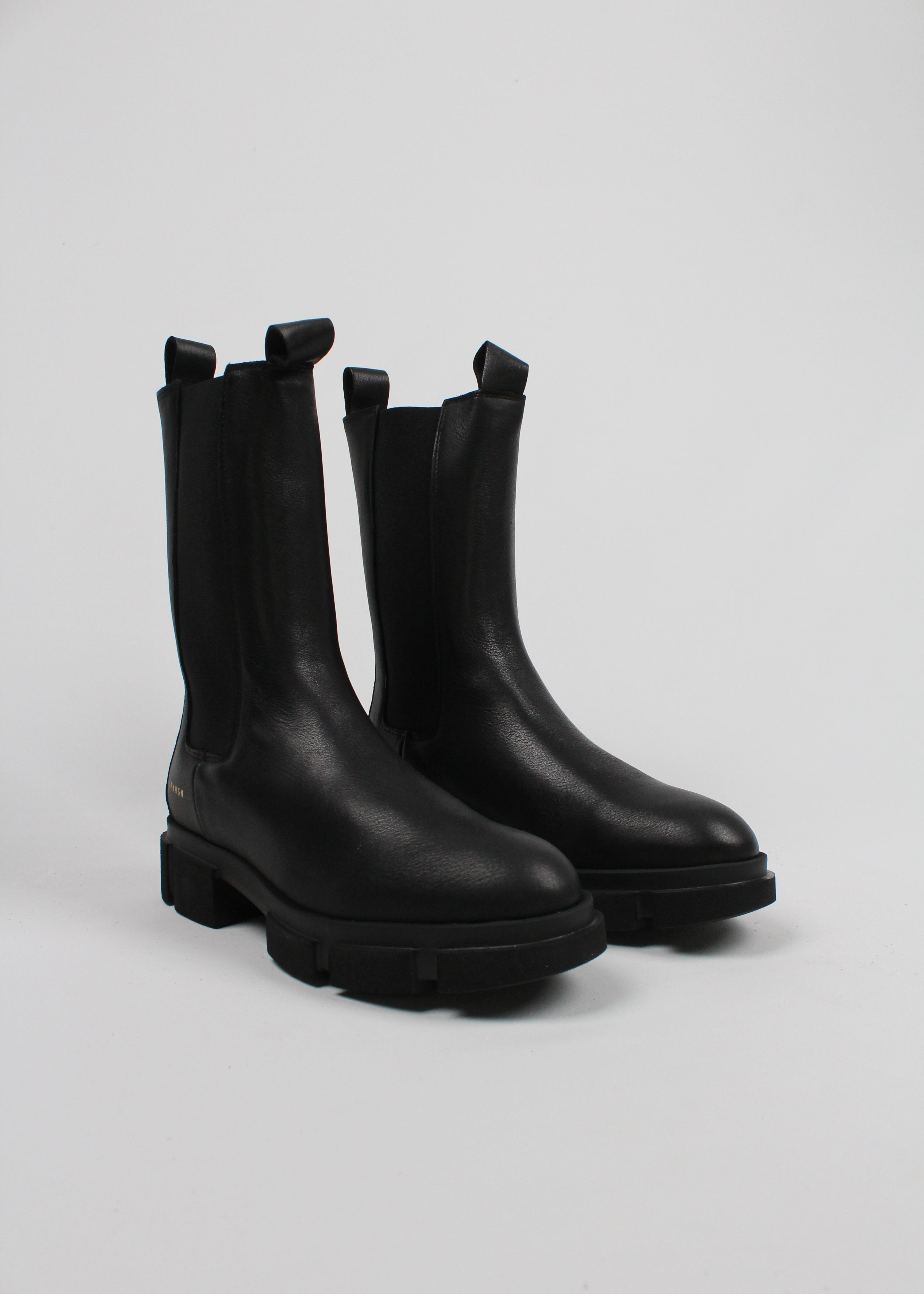 CHP500/VIT  STIVALETTO CHELSEA IN VITELLO  COL NERO
