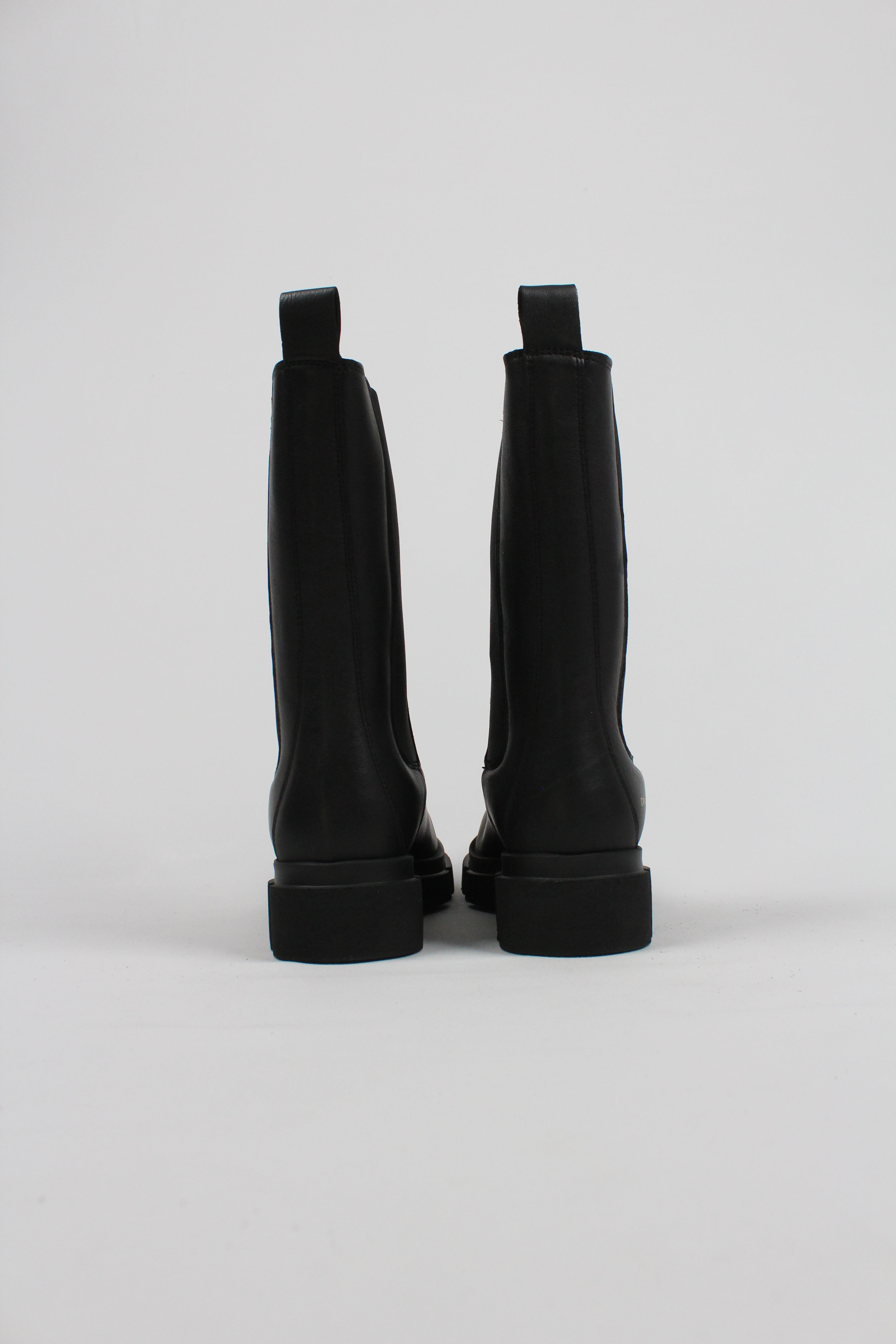CHP500/VIT  STIVALETTO CHELSEA IN VITELLO  COL NERO
