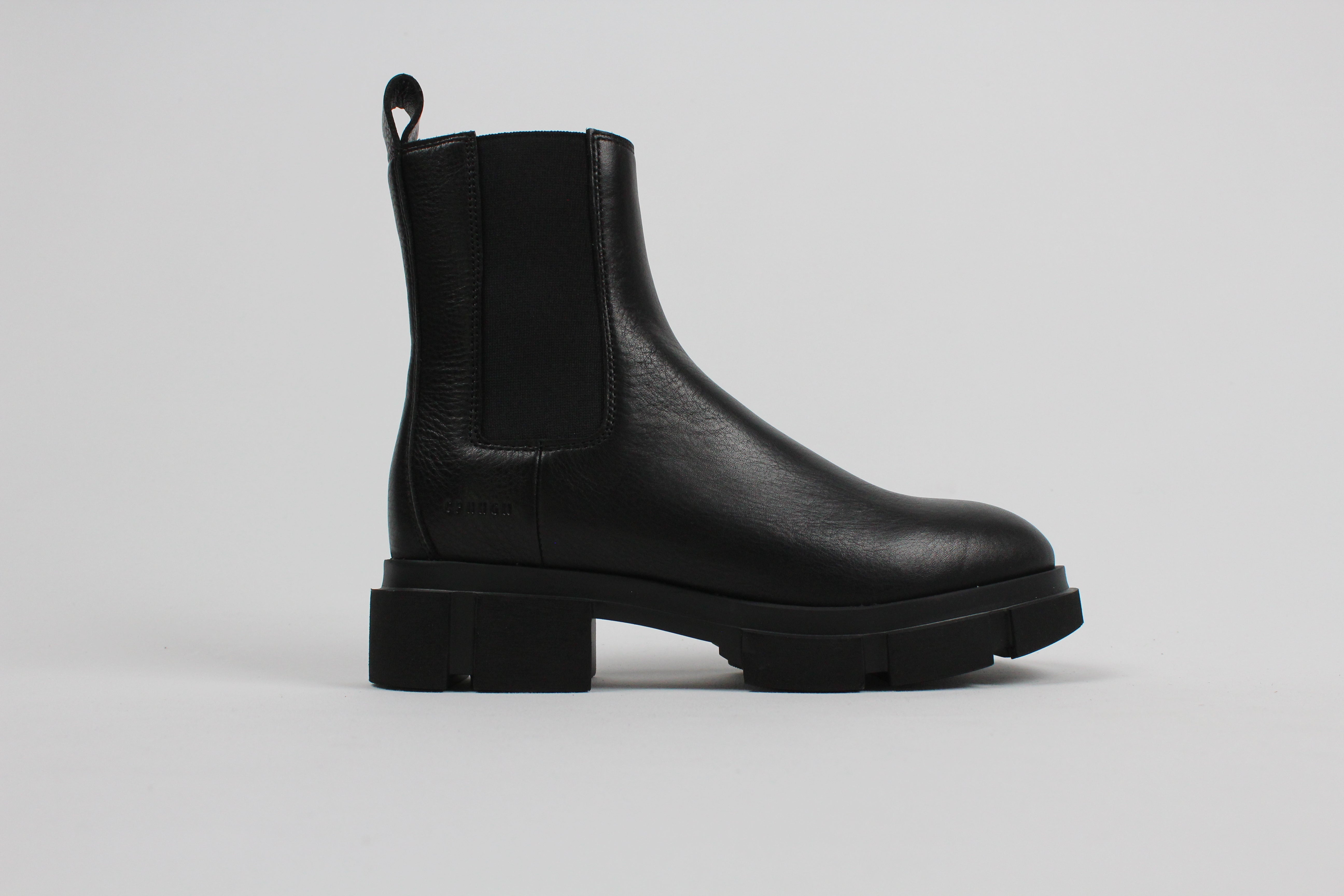 CHP570/VIT STIVALETTO CHELSEA IN NUBUK COL NERO