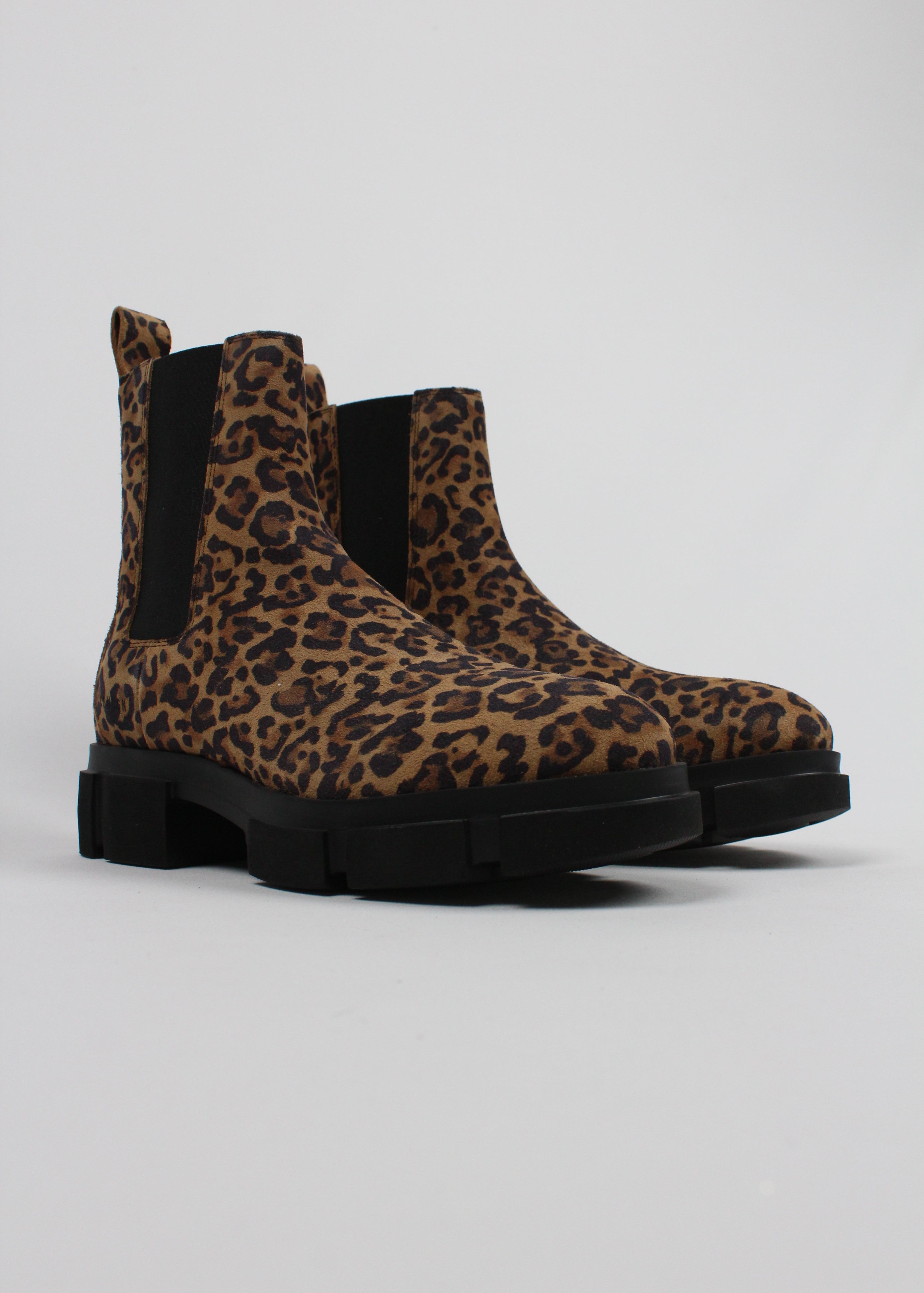 CHP570/SUE  STIVALETTO CHELSEA IN CAMOSCIO DA DONNA COL LEO