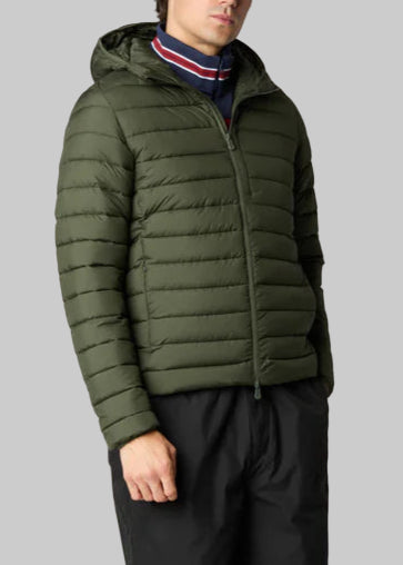 FW25-D31273M MIRO21 PIUMINO ANIMAL FREE UOMO MOD. JUNCUS VERDE OLIVA
