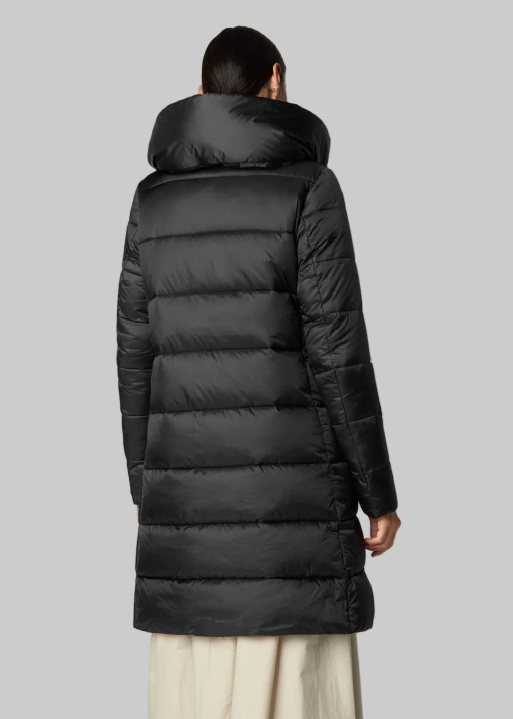 FW25-D40279W  IRIS21  LYSA CAPPOTTO CAPP. COL.BLACK
