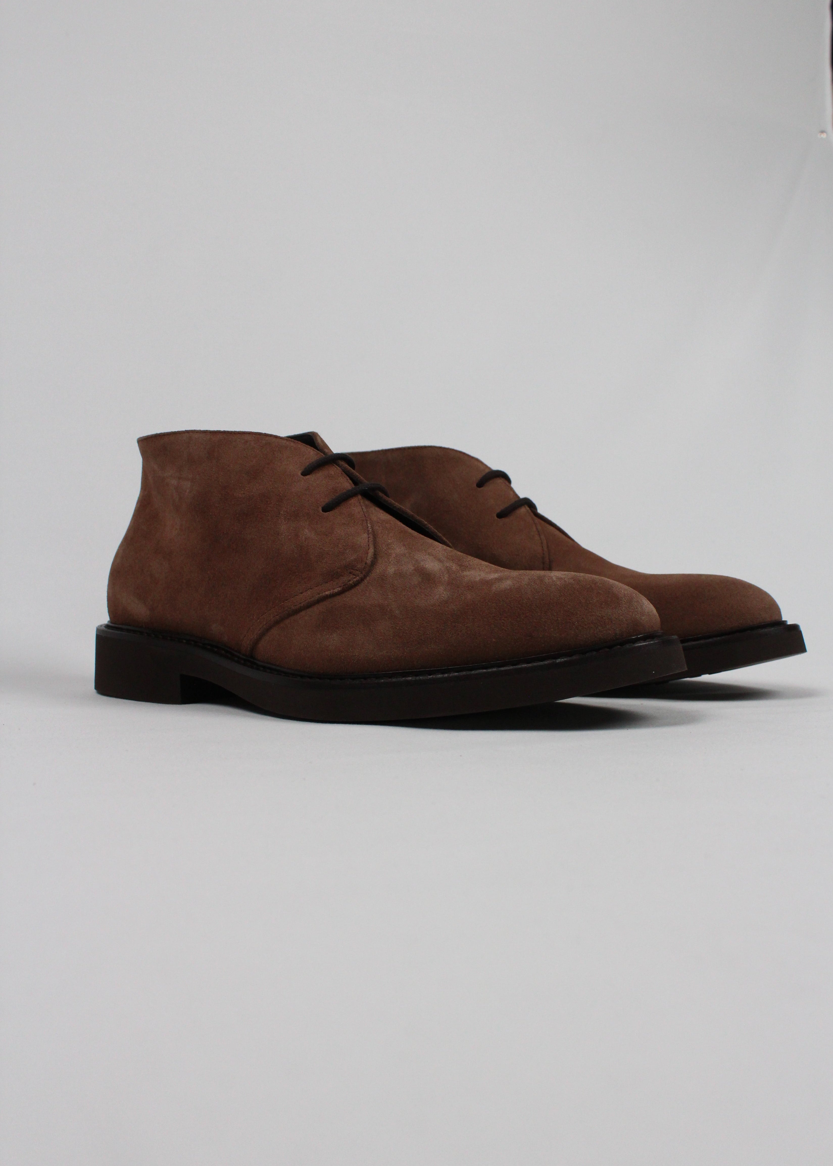 AI/SS25-DU1018GENOUF009TM21  STIVALETTO IN SUEDE CIOCCOLATO