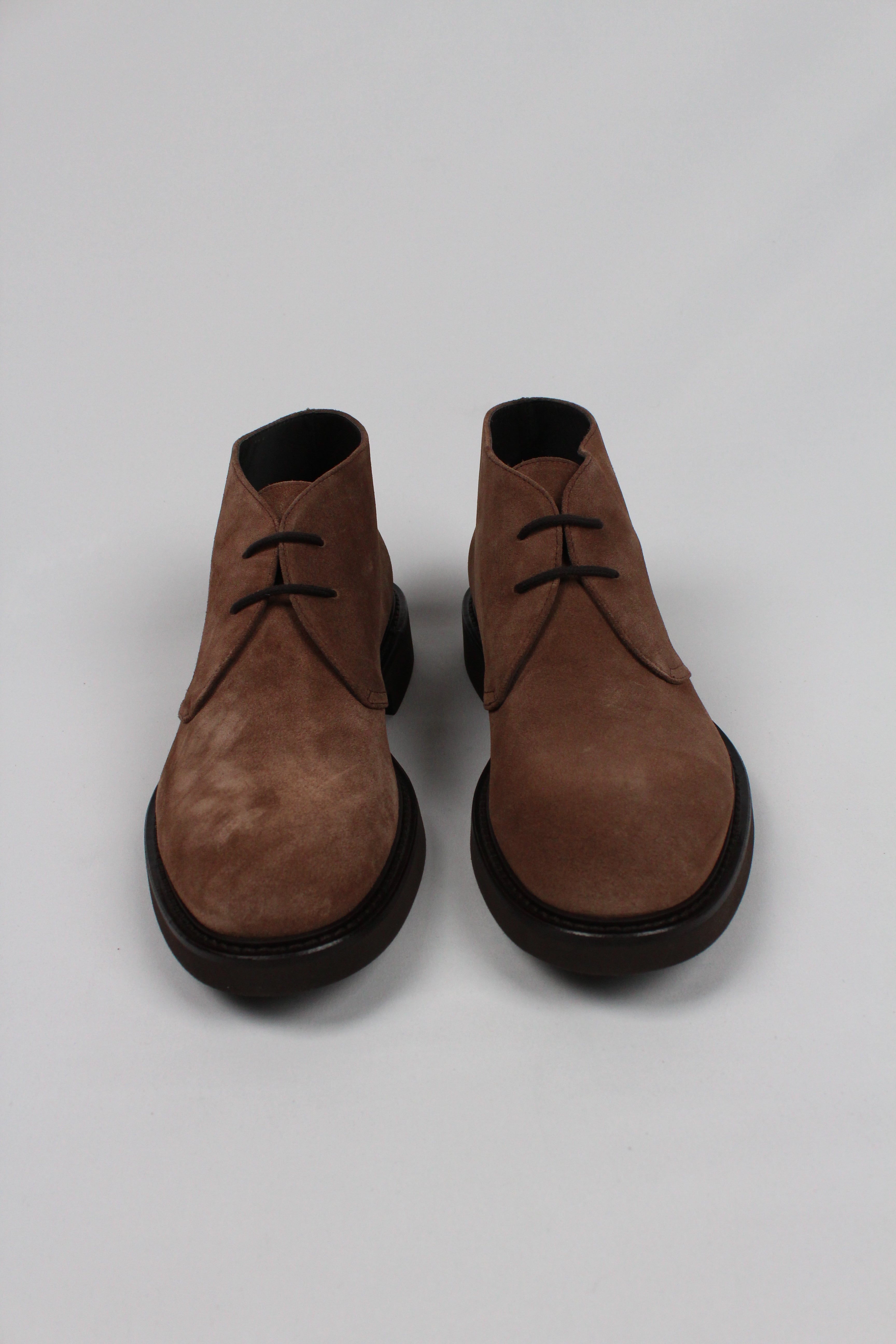AI/SS25-DU1018GENOUF009TM21  STIVALETTO IN SUEDE CIOCCOLATO