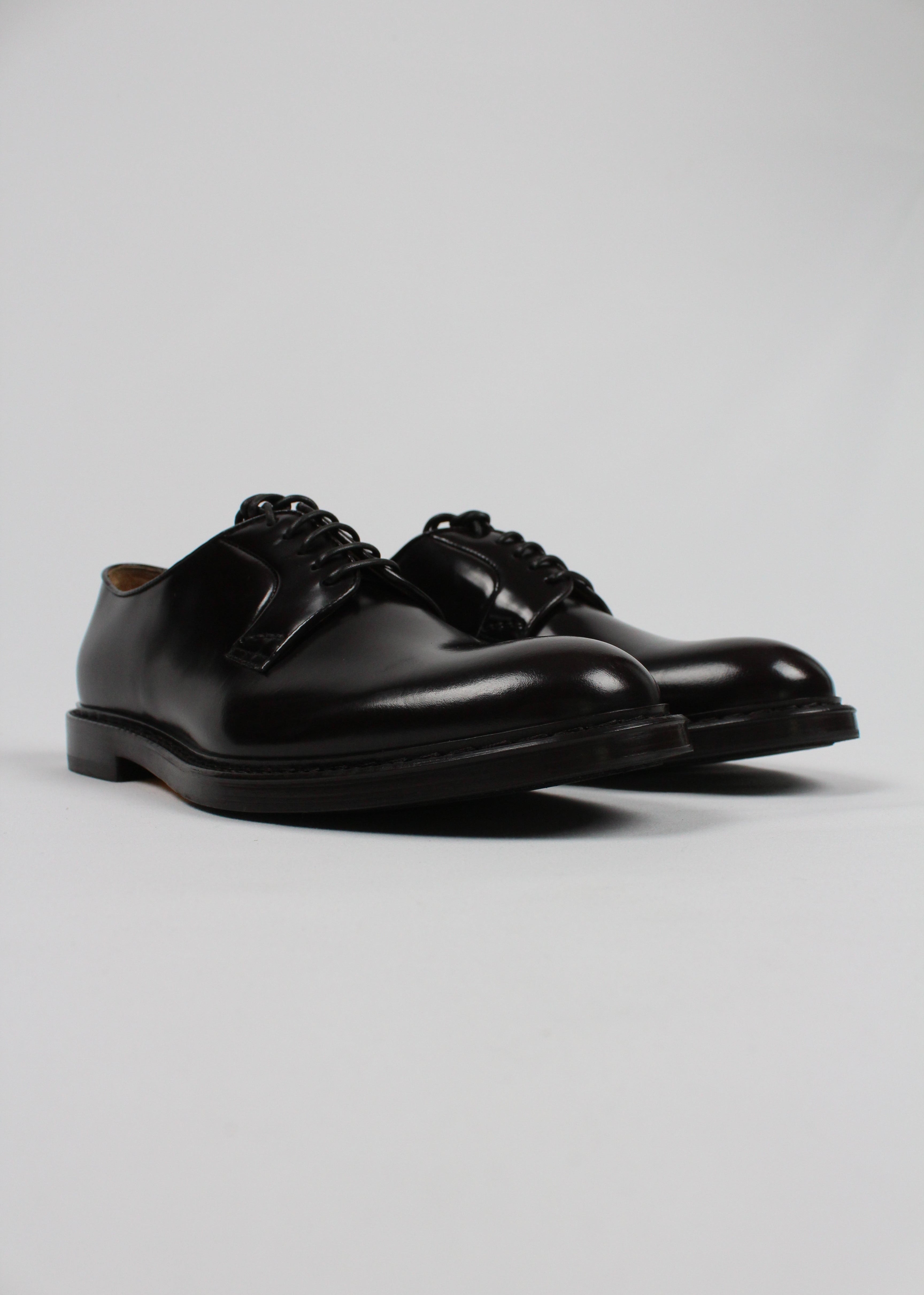 AI/SS25-DU1385SIEWUF007TM02  STRINGATA IN PELLE EBANO