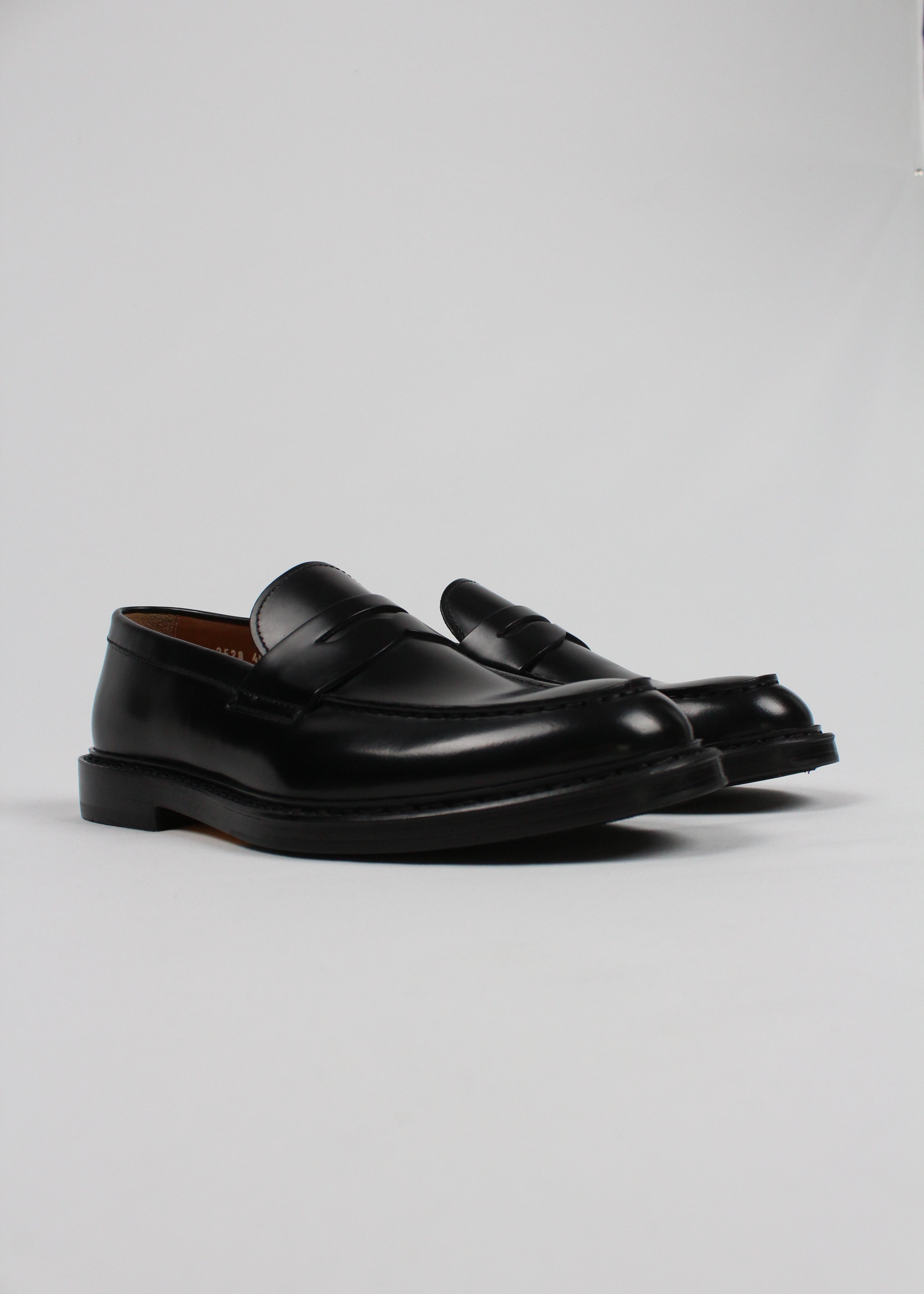AI/SS25-DU2528SIEWUF007NN00. MOCASSINO PENNY PELLE  NERA