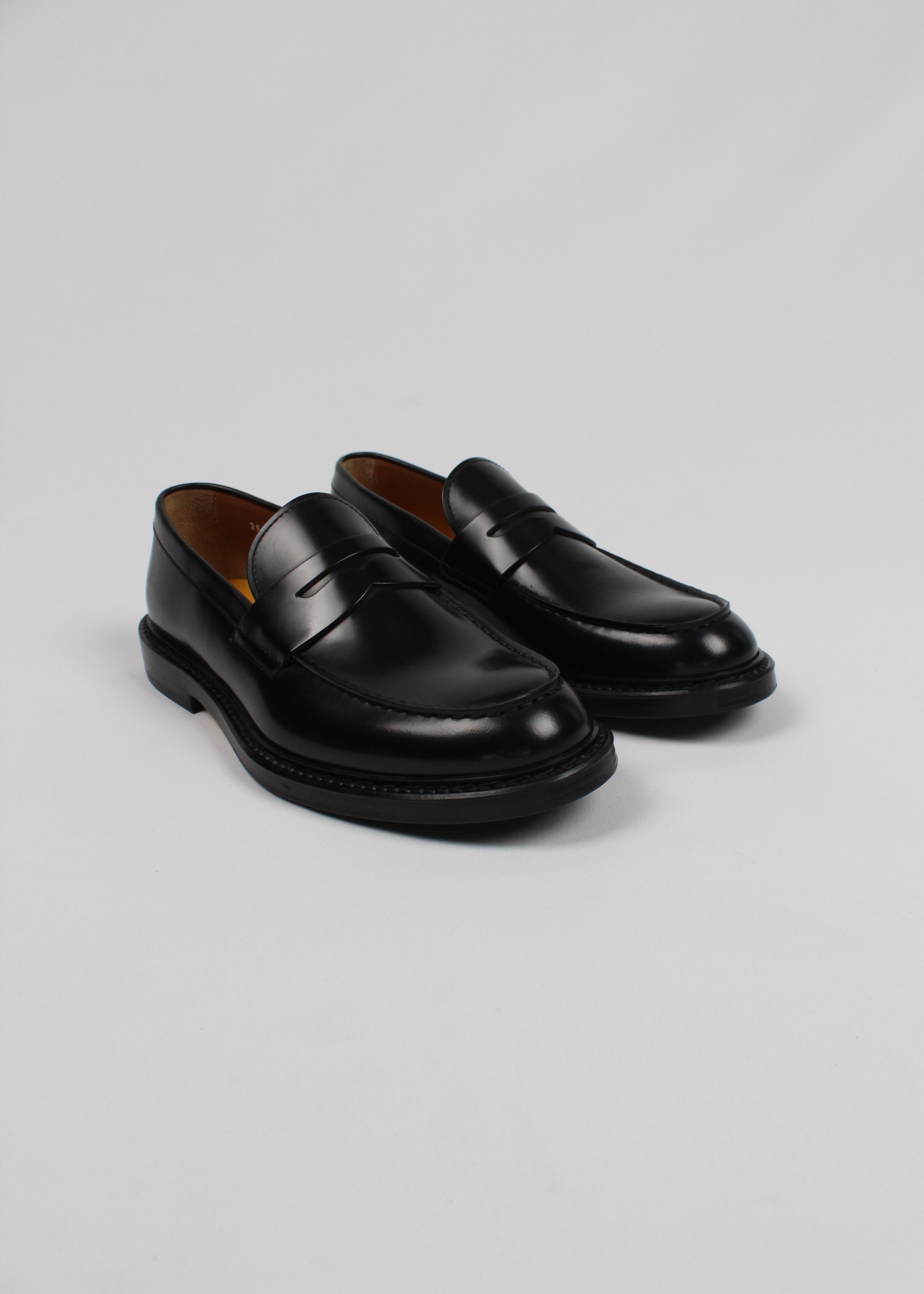 AI/SS25-DU2528SIEWUF007NN00. MOCASSINO PENNY PELLE  NERA