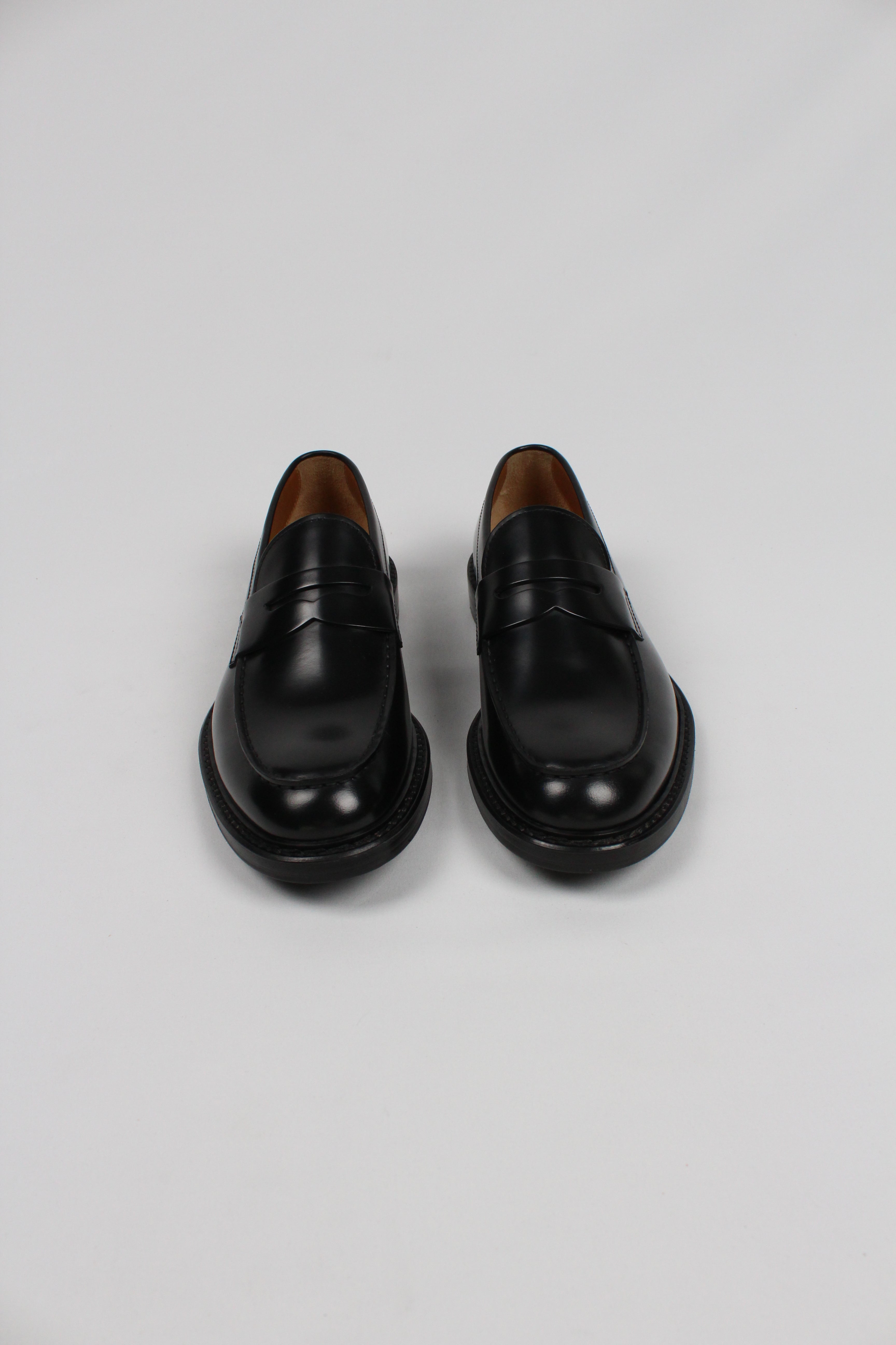 AI/SS25-DU2528SIEWUF007NN00. MOCASSINO PENNY PELLE  NERA
