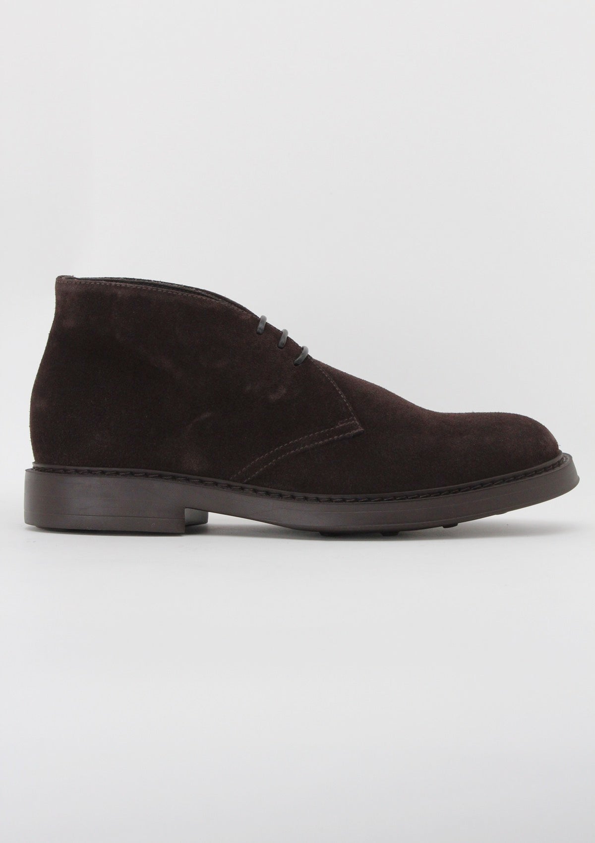 DU3237BRUXUF009TM23 POLACCHINO / CHUKKA BOOT DOUCAL'S IN CAMOSCIO - MARRONE SCURO