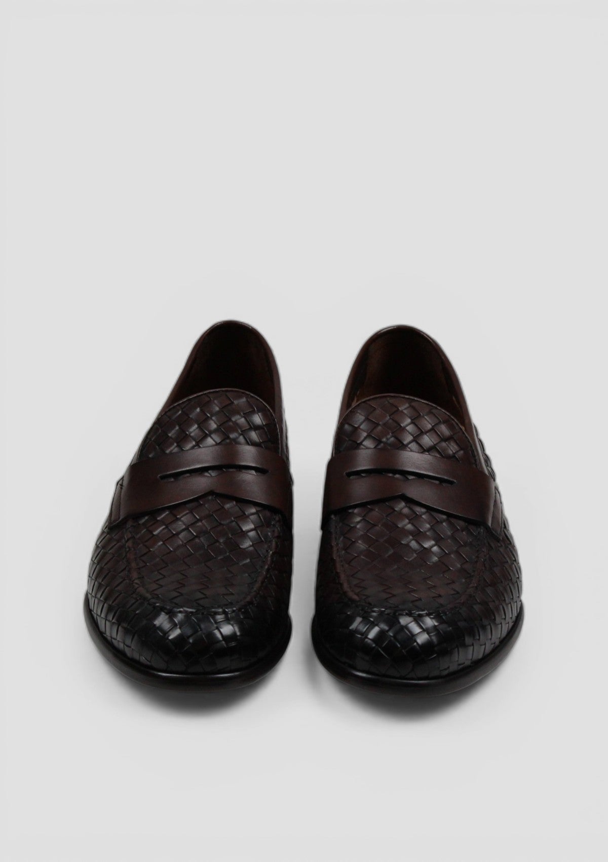 DU3266STRAUY195TM00  MOCASSINO PENNY ADLER INTRECCIATO VERO T-MORO