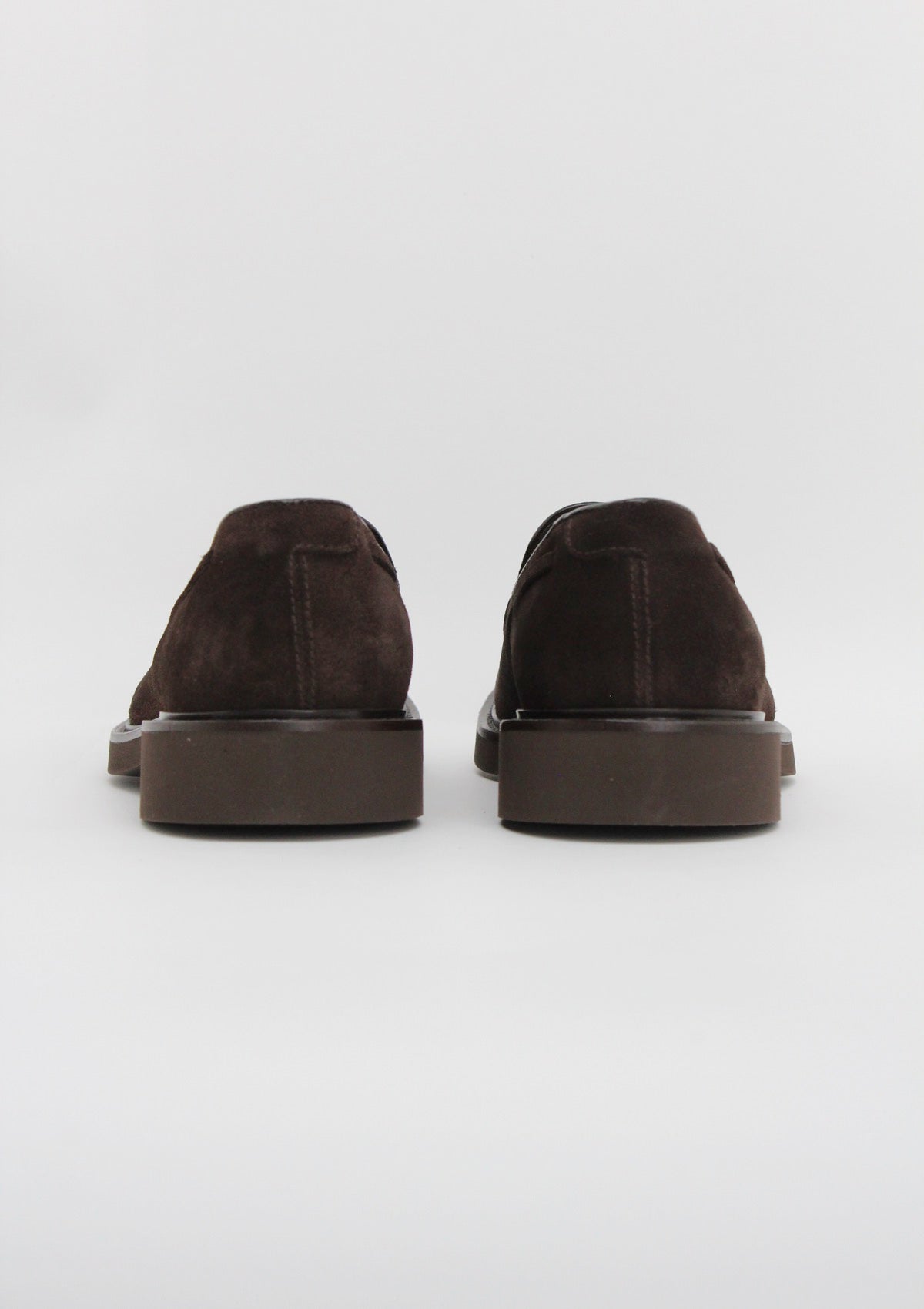 DU3582GENOUF009TM23  MOCASSINO TASSEL DOUCAL'S IN CAMOSCIO - MARRONE SCURO