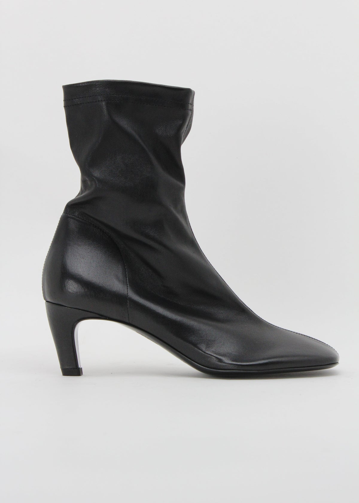 E4644-1 Stivaletto Sock Boot in Nappa Elena Iachi - Nero
