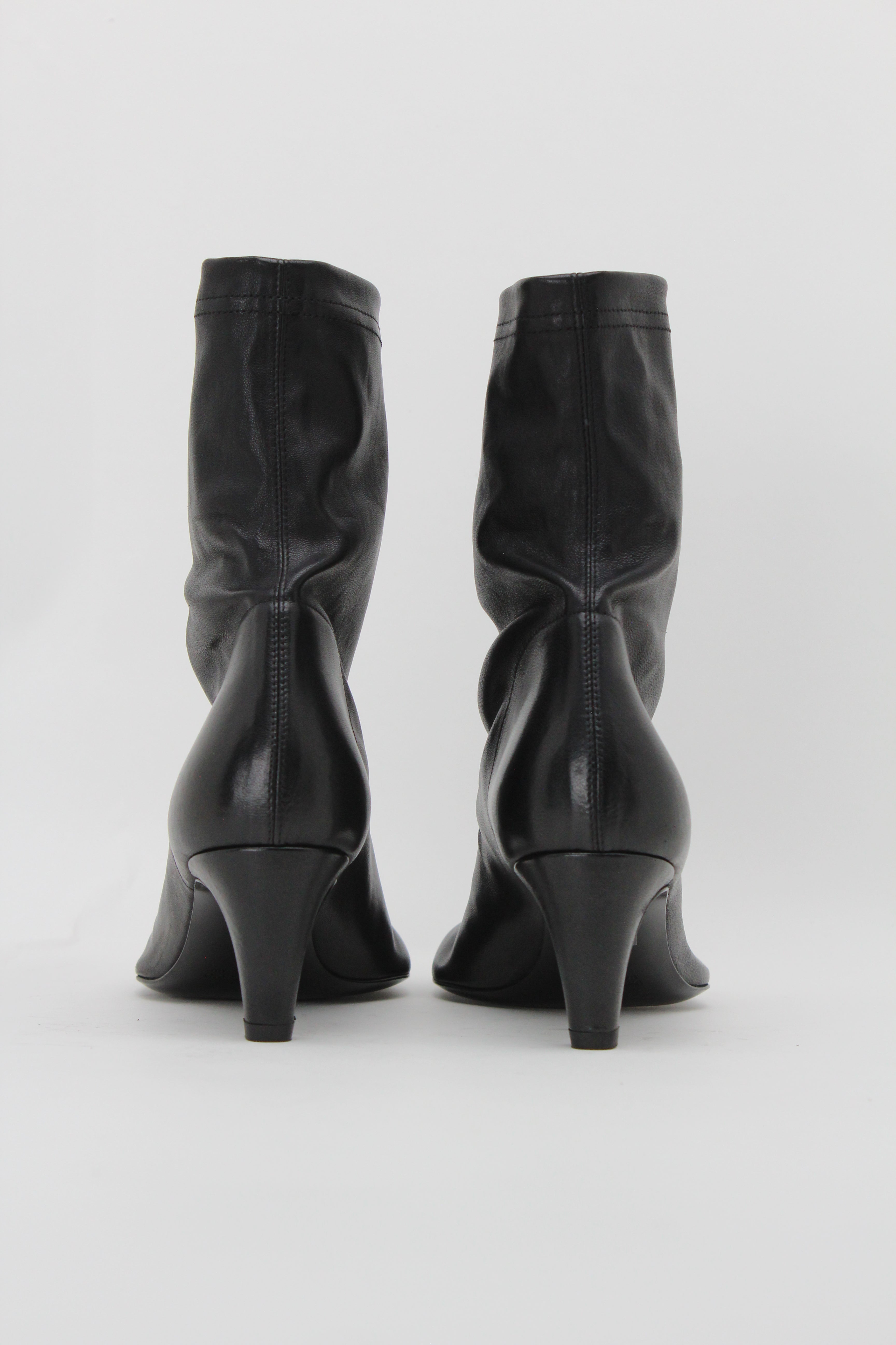 E4644-1 Stivaletto Sock Boot in Nappa Elena Iachi - Nero