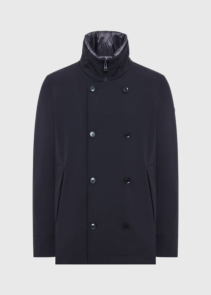 FW25-EDMUND-TORANO 3L  PICOT IN TESSUTO CON IMBOTTITURA  COLORE GRIGIO ASFALTO