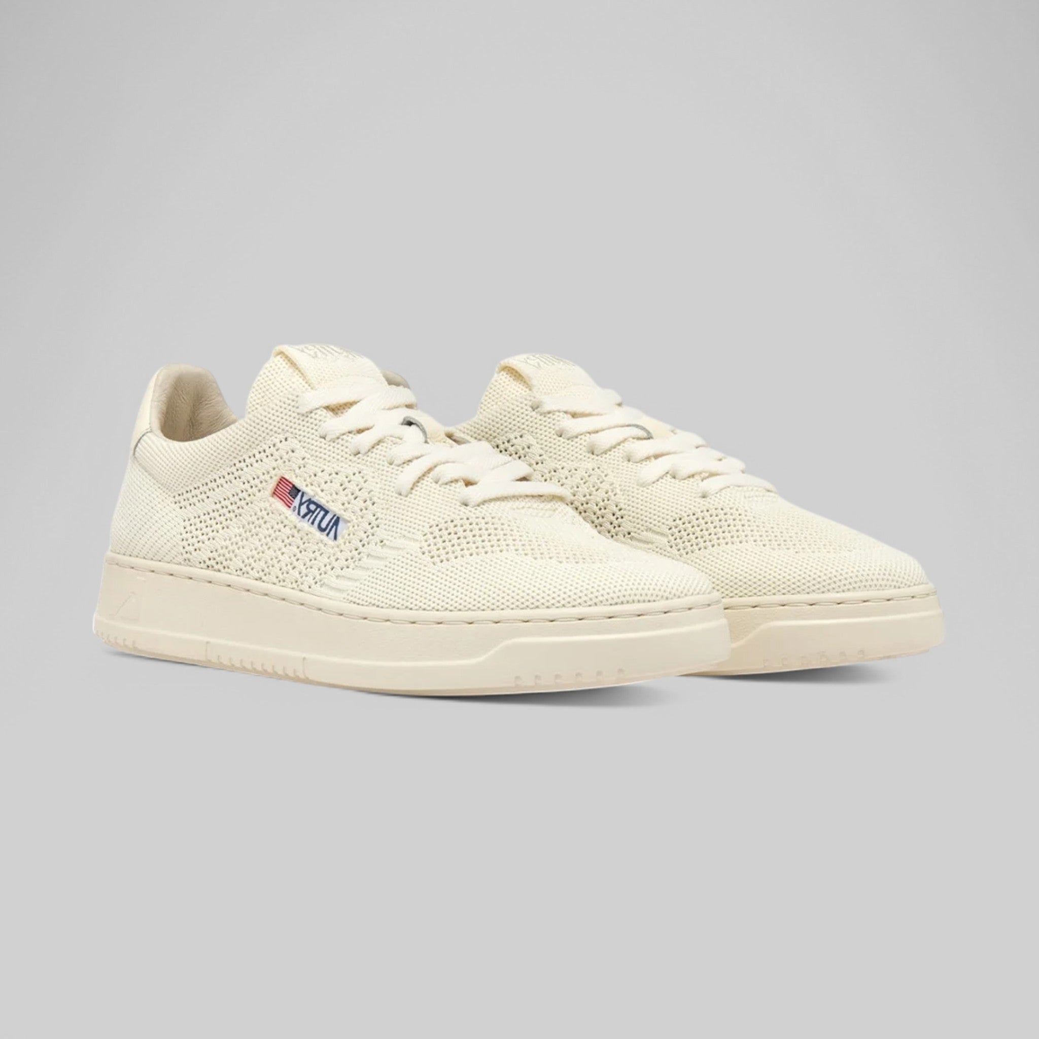 SNEAKERS EKLW-KN10 EASEKNIT LOW KNIT/LEAT WINTER/WHT
