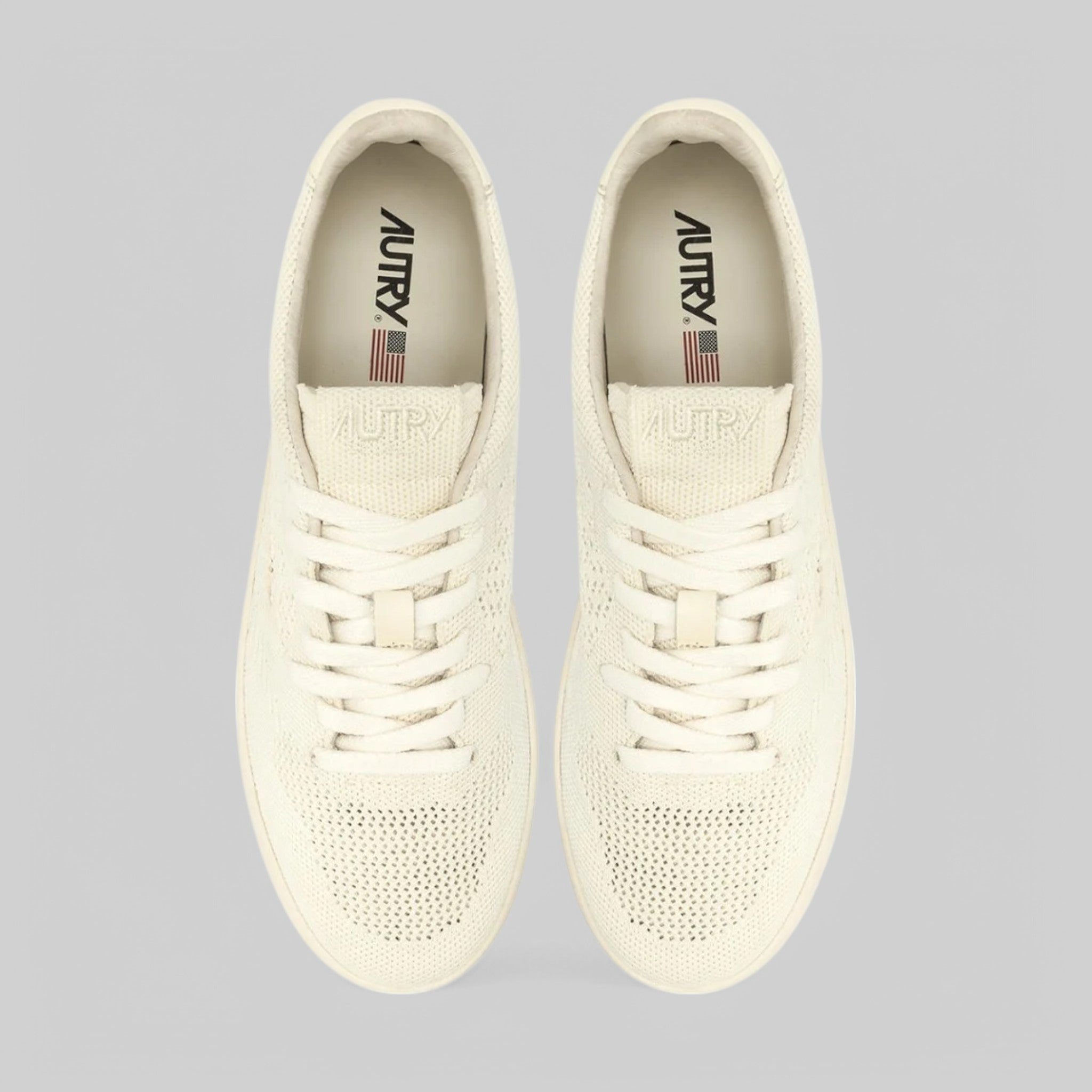 SNEAKERS EKLW-KN10 EASEKNIT LOW KNIT/LEAT WINTER/WHT