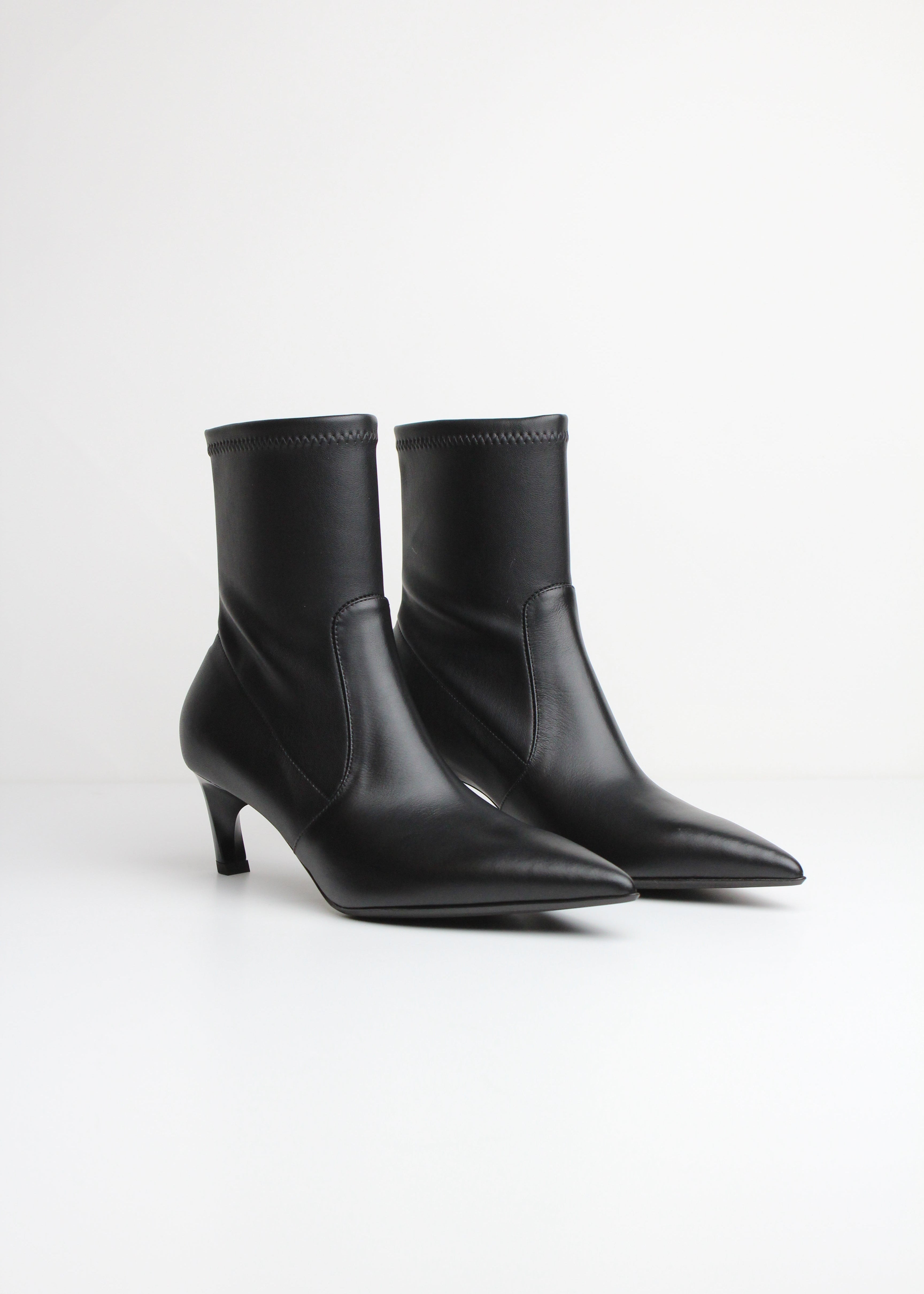 FW25-ELEN56  TRONCHETTO IN PELLE NERA