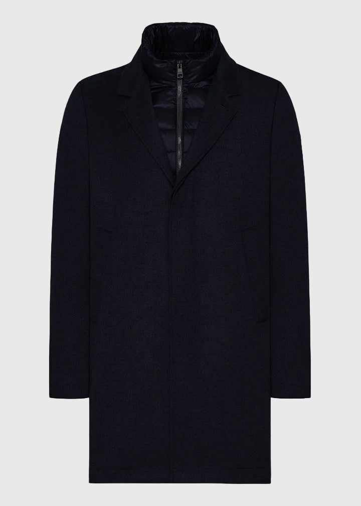 FW25-FONDO-PRATO  CAPPOTTO  UOMO  COLORE BLU DI PRUSSIA