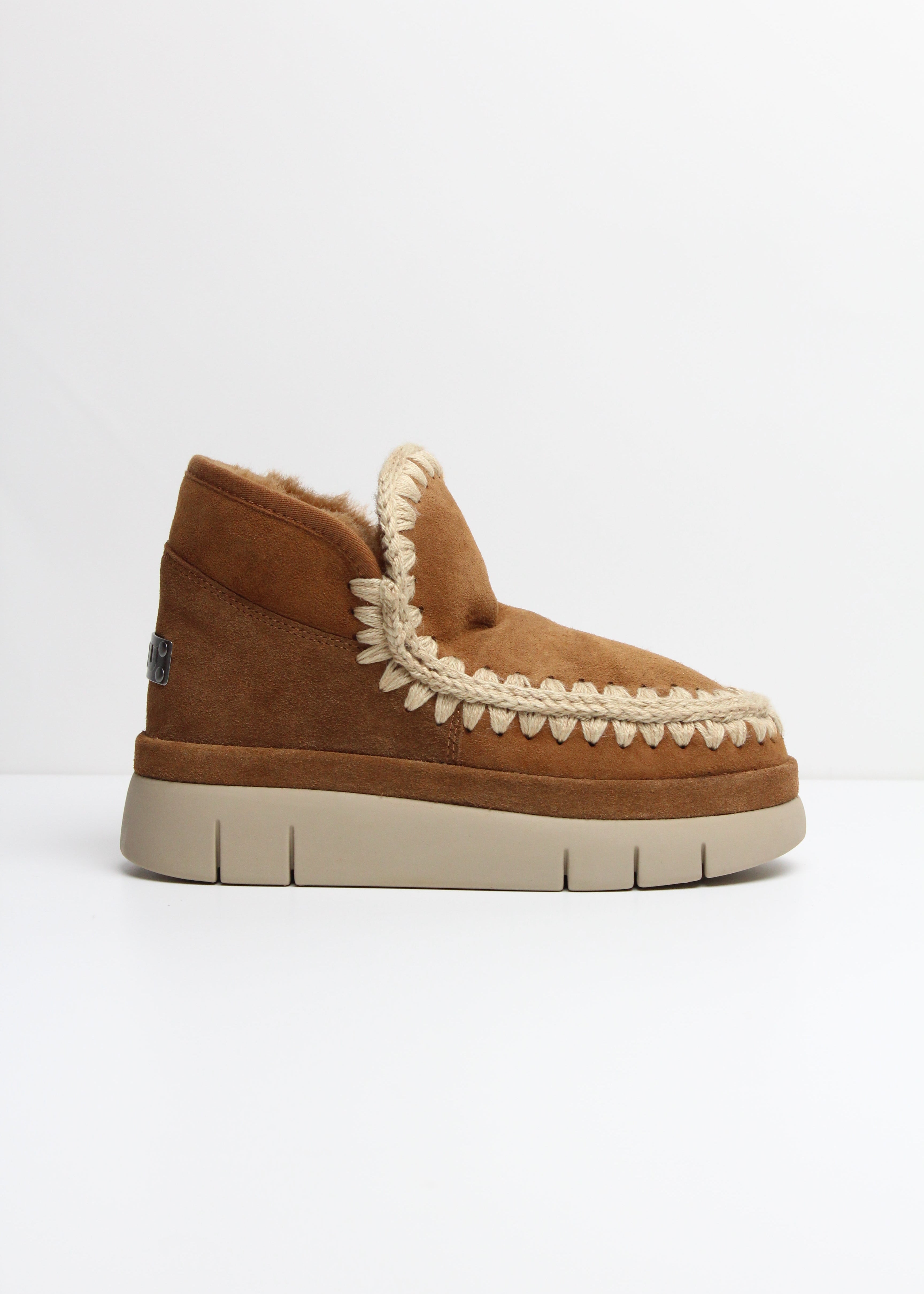 FW25-MU-FW751000A  BOUNCE WELT SNEAKER SUEDE COLORE COGNAC